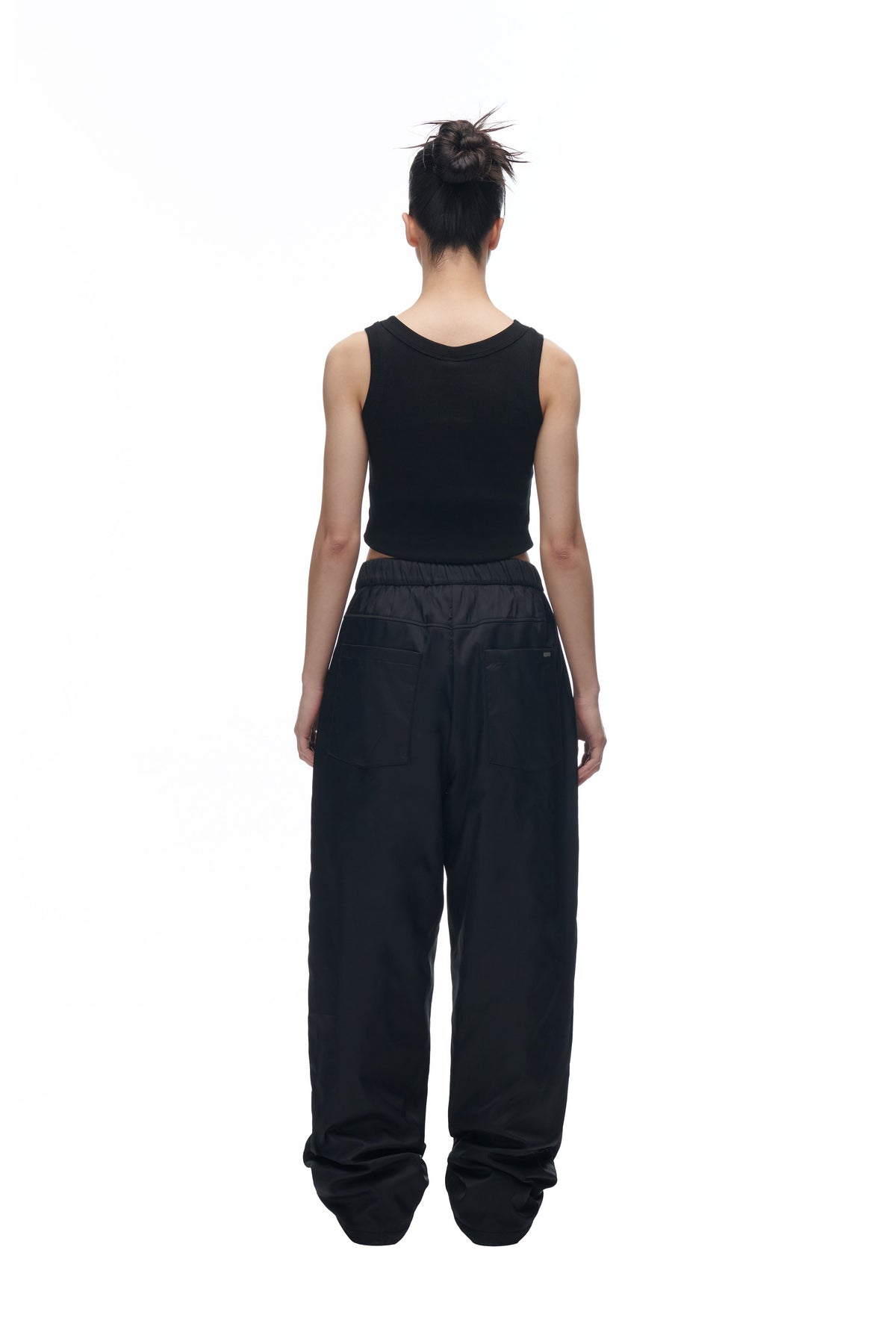 LH NYLON PANTS BLACK