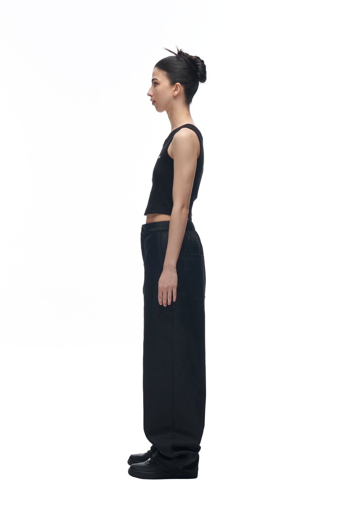 LH NYLON PANTS BLACK