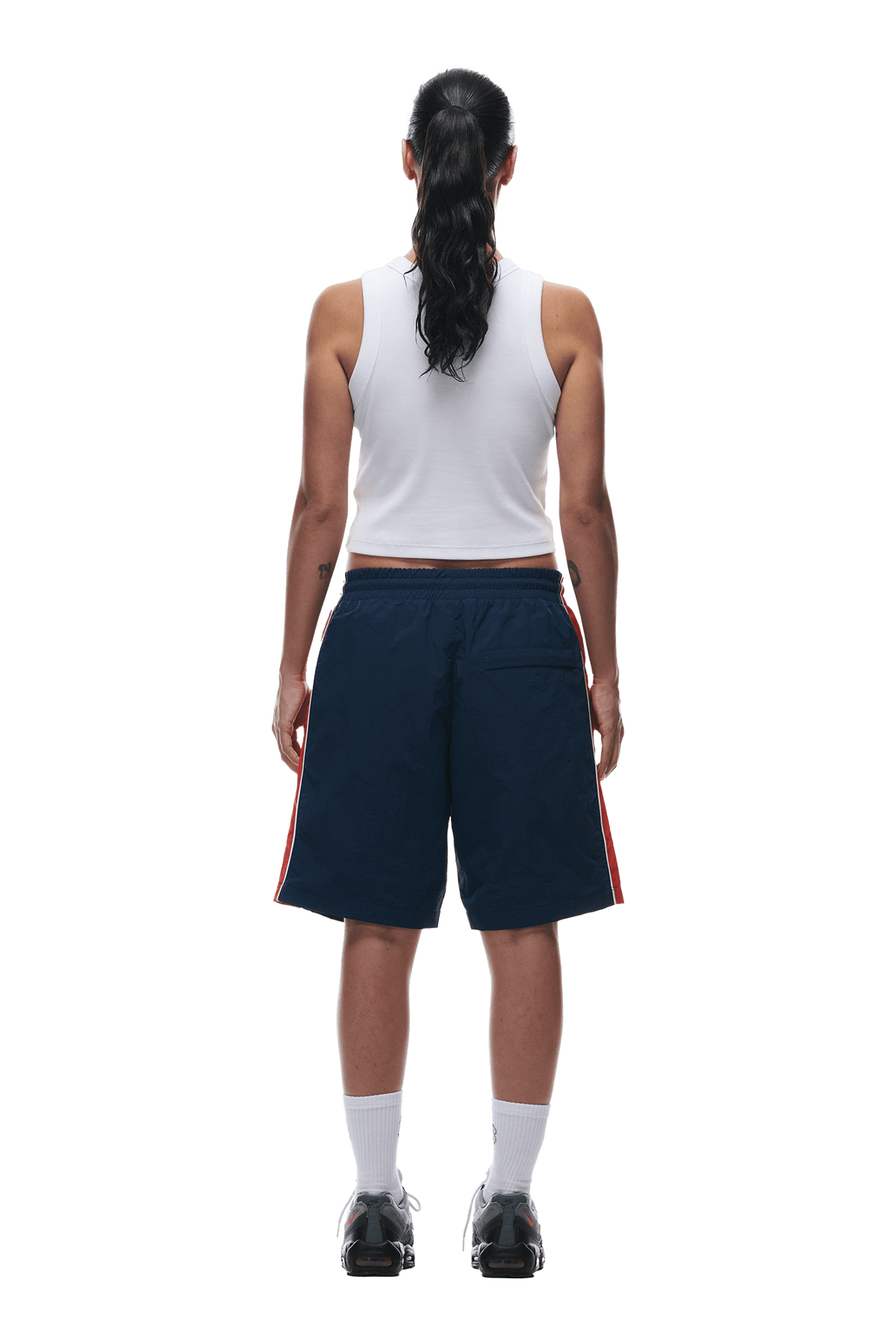 WARM UP NYLON SHORTS NIGHT SKY