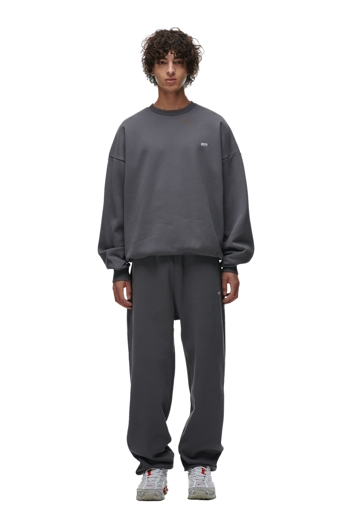 CREWNECK ANTHRACITE