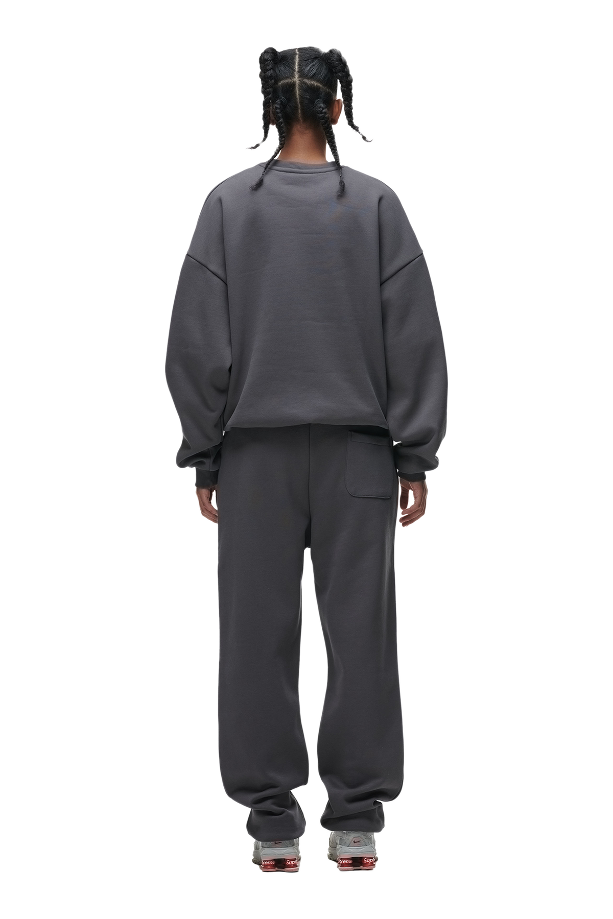 CREWNECK ANTHRACITE
