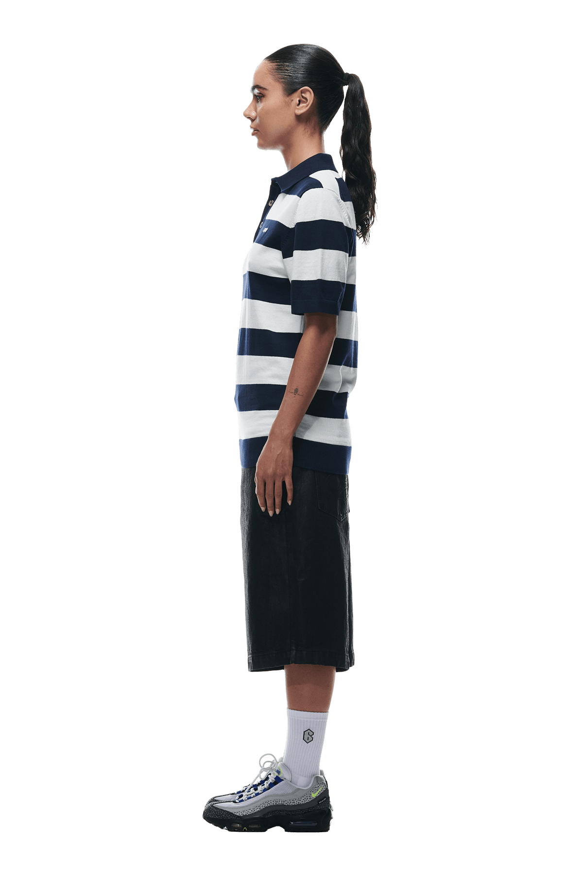 STRIPED POLO NIGHT SKY