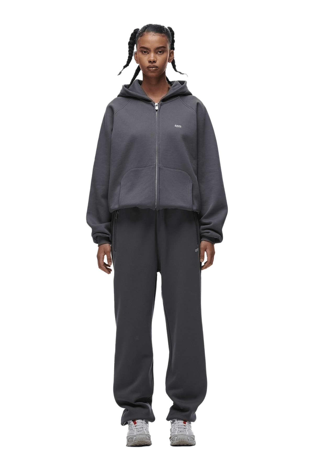 ZIP HOODIE ANTHRACITE