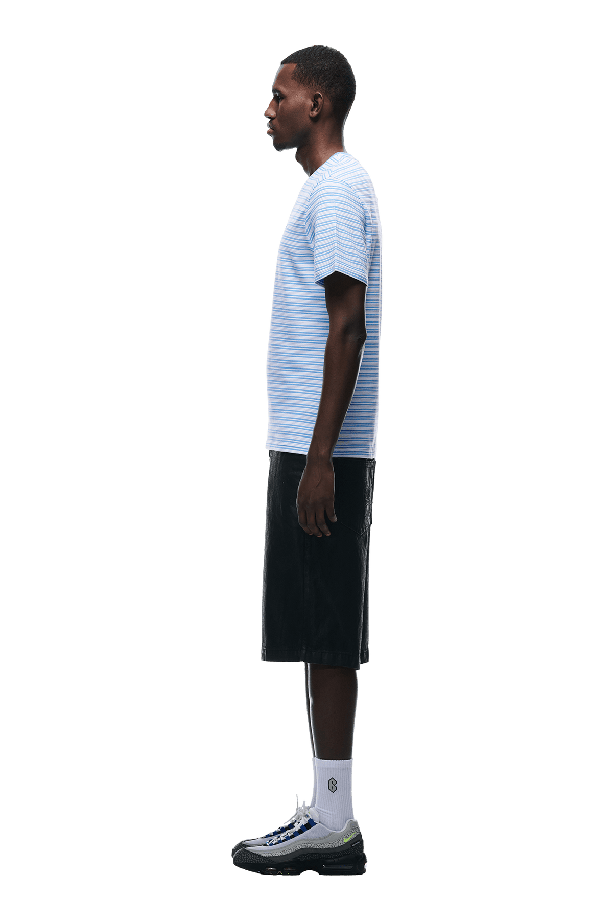 STRIPED T-SHIRT BLUE