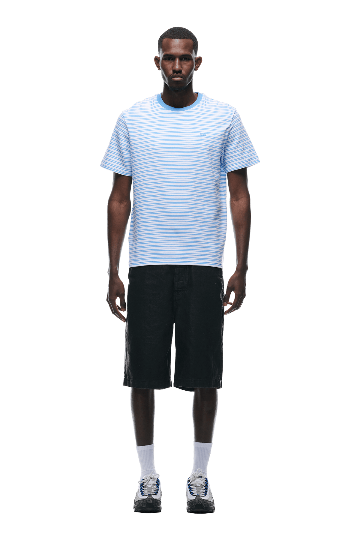 STRIPED T-SHIRT BLUE