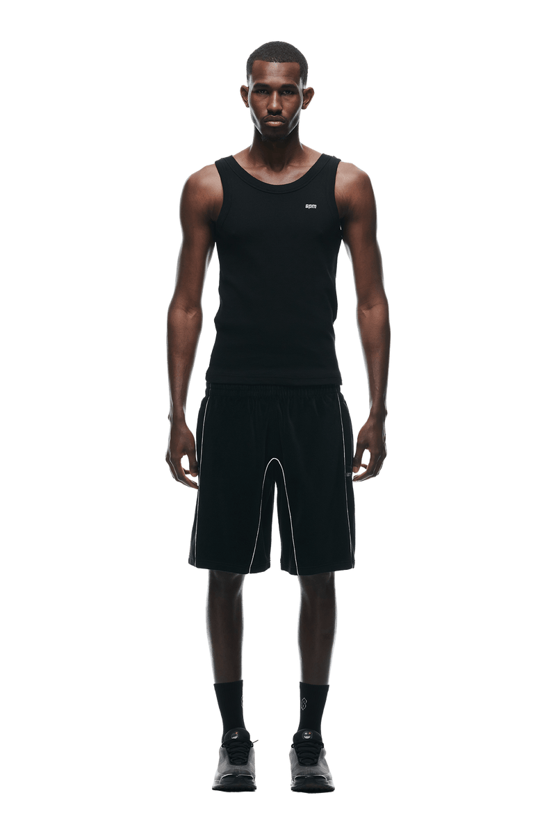VELOUR SHORTS BLACK