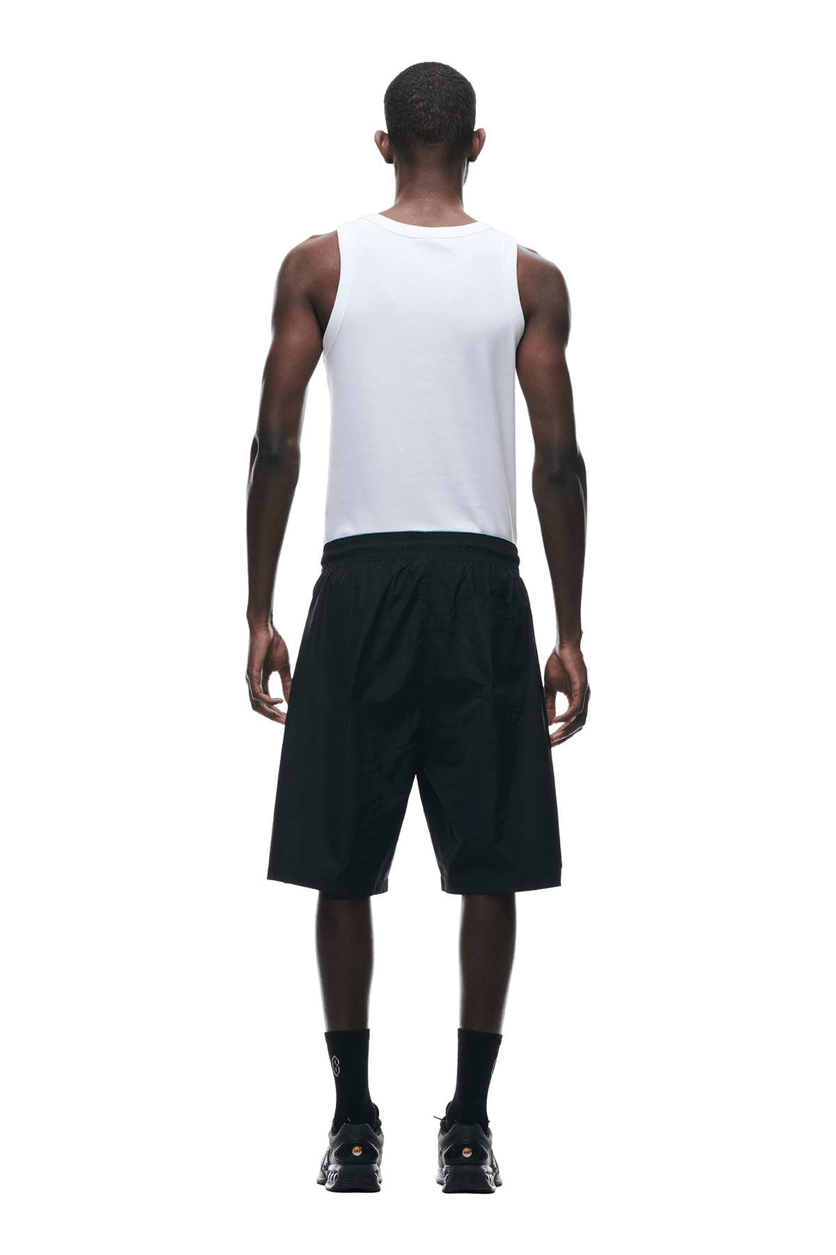 BAGGY NYLON SHORTS BLACK