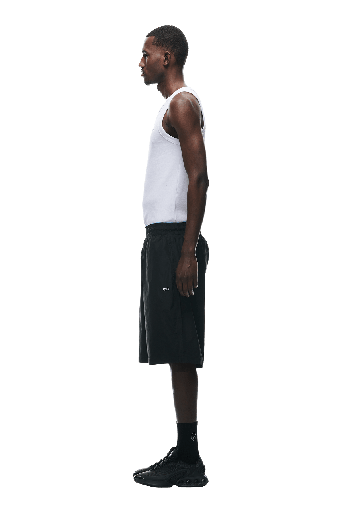 BAGGY NYLON SHORTS BLACK