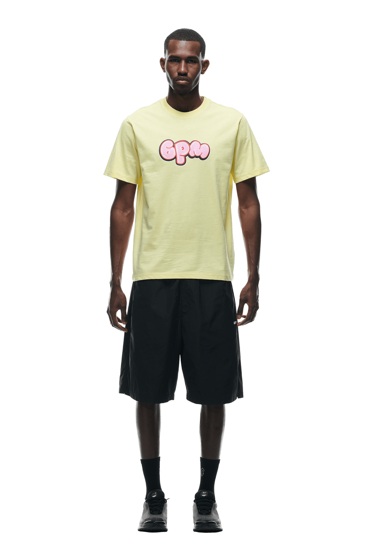 BUBBLE LOGO T-SHIRT BRIGHT LEMON