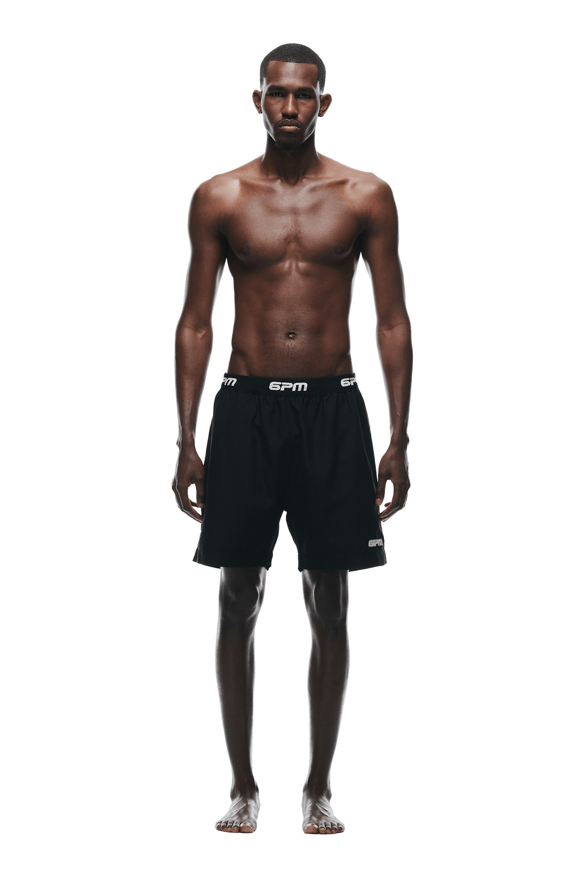BOXER SWIM SHORTS BLACK