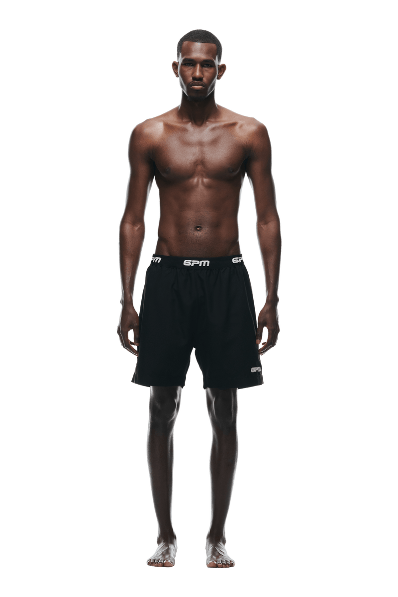 BOXER SWIM SHORTS BLACK