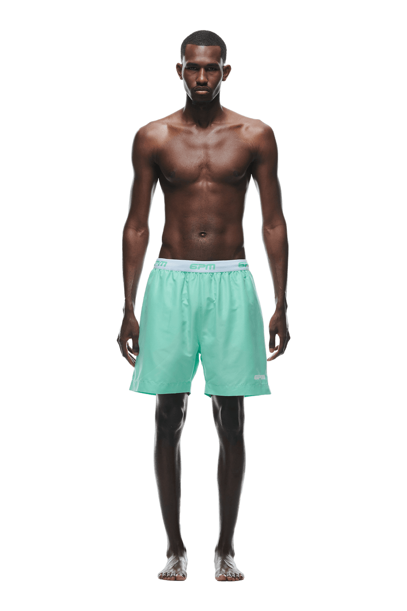BOXER SWIM SHORTS LIGHT MOSS