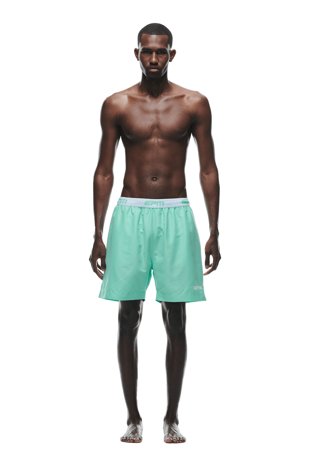BOXER SWIM SHORTS LIGHT MOSS