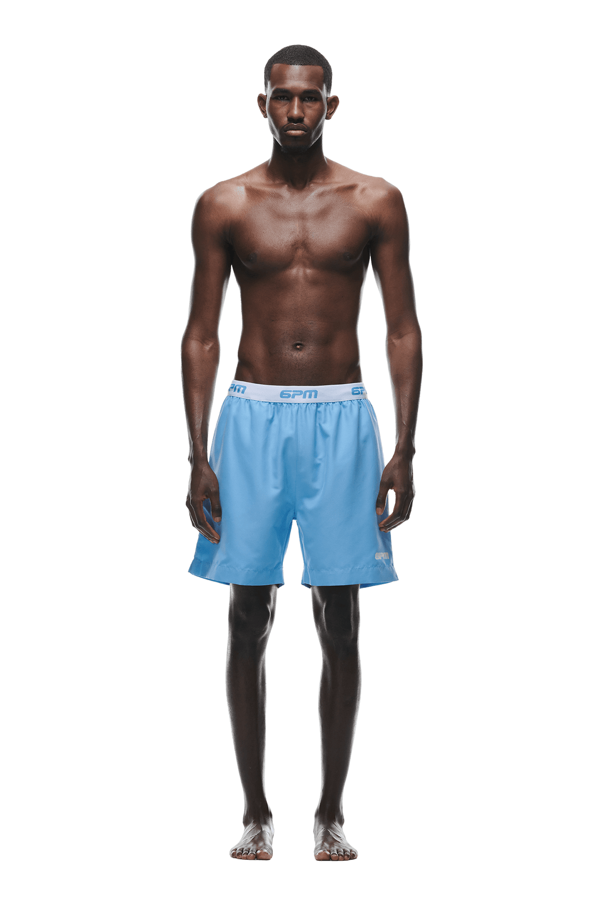 BOXER SWIM SHORTS BLUE