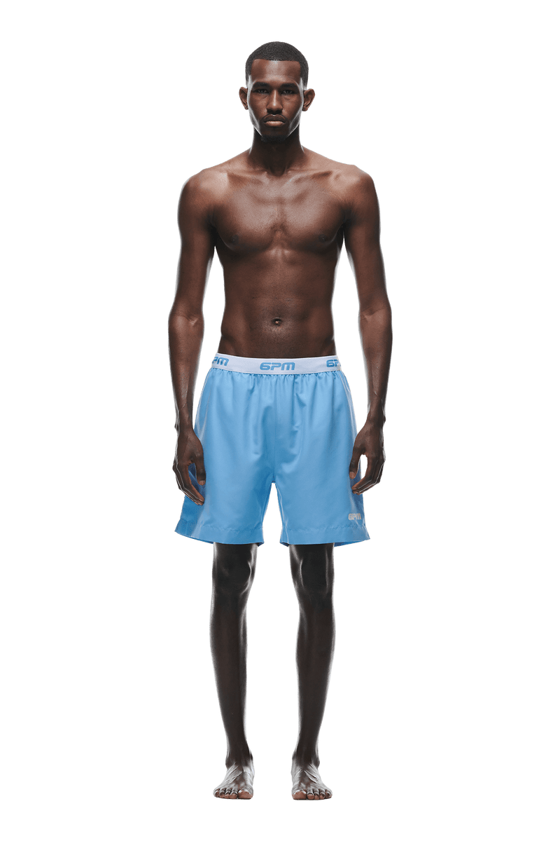 BOXER SWIM SHORTS BLUE