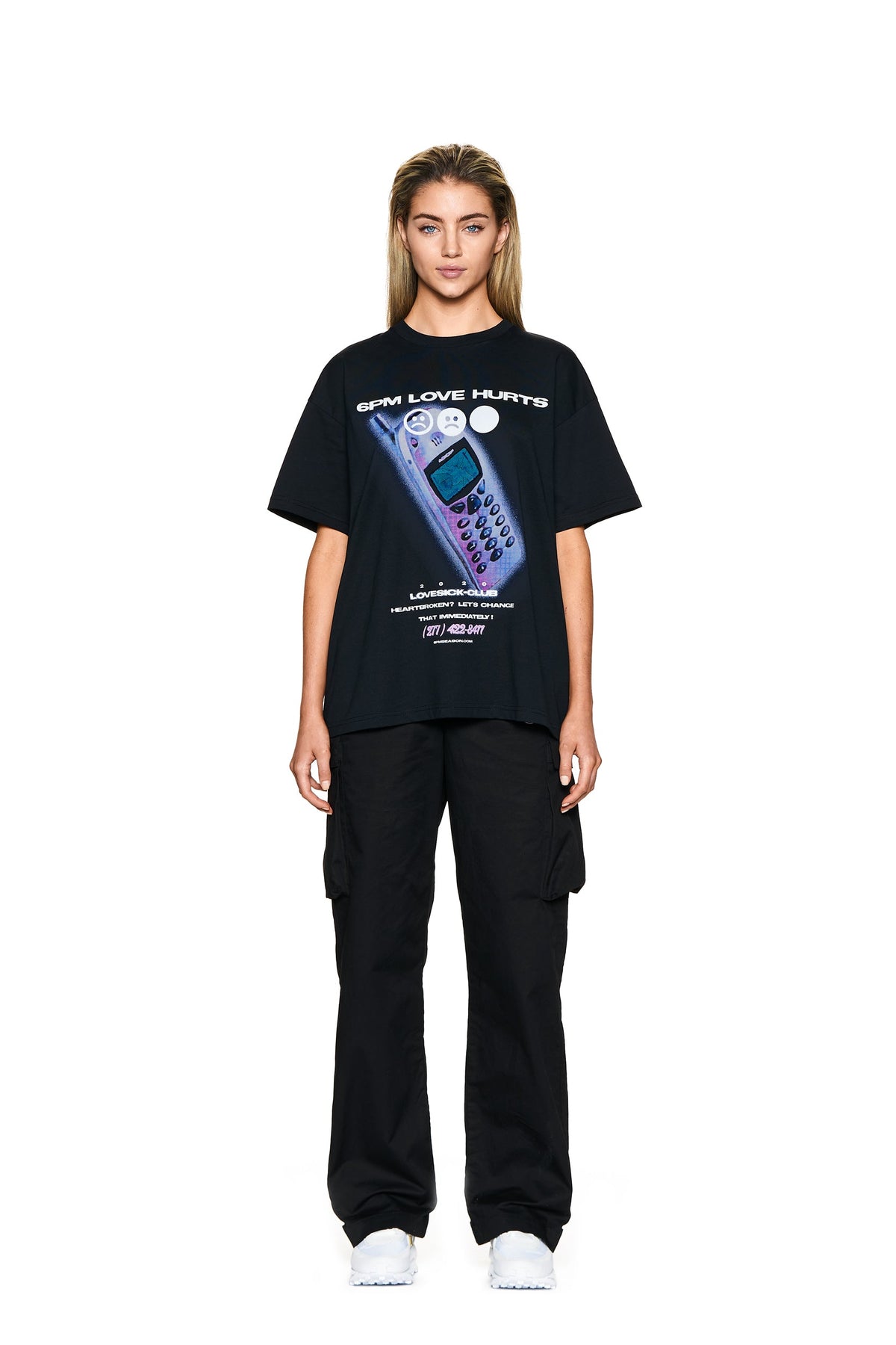 PHONE T-SHIRT BLACK