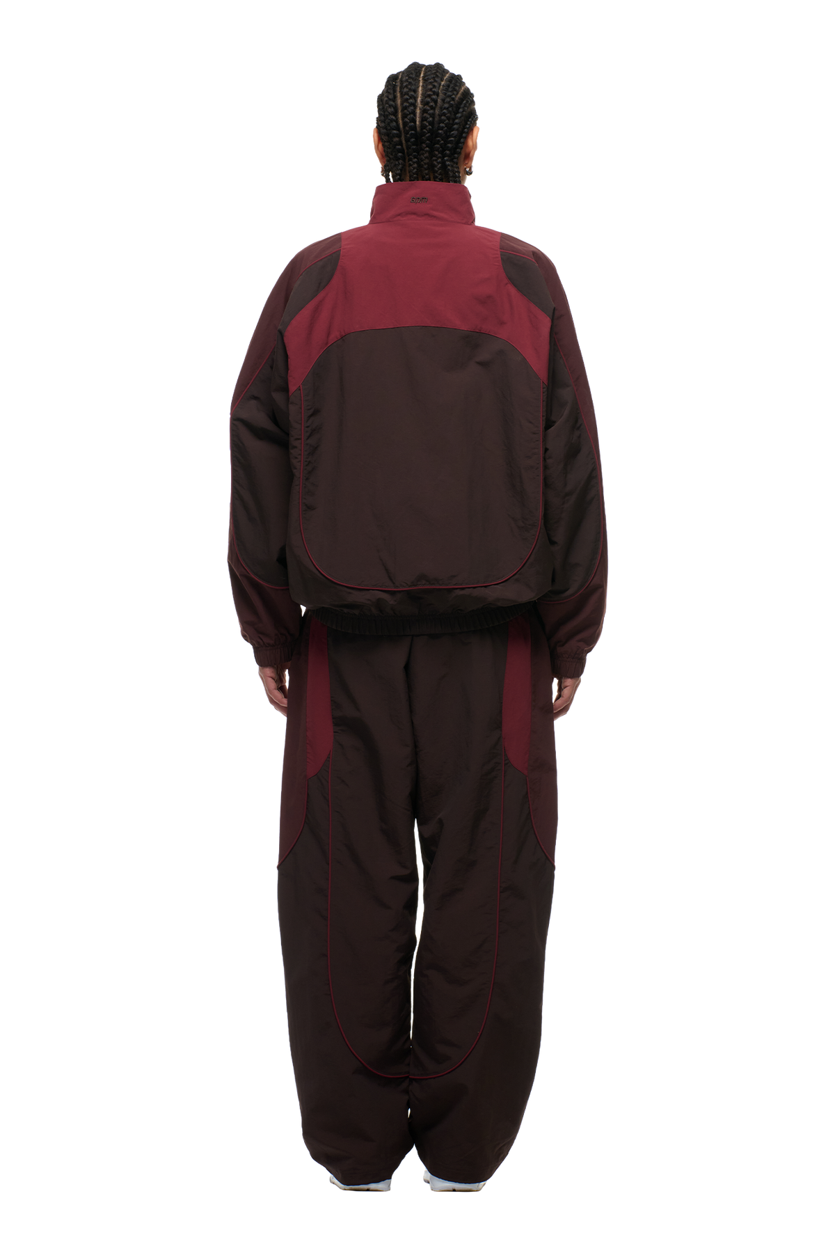 EVERYDAY TRACK JACKET DARK BURGUNDY