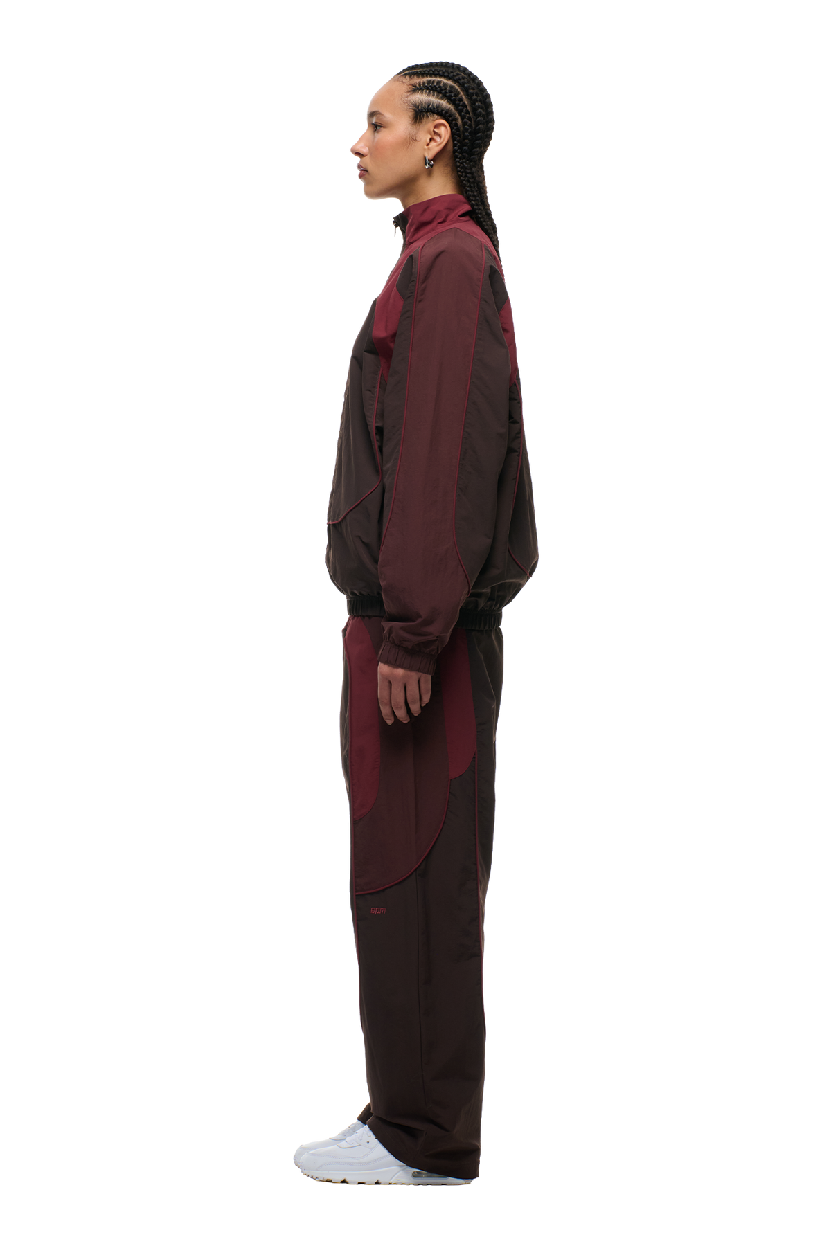 EVERYDAY TRACK JACKET DARK BURGUNDY