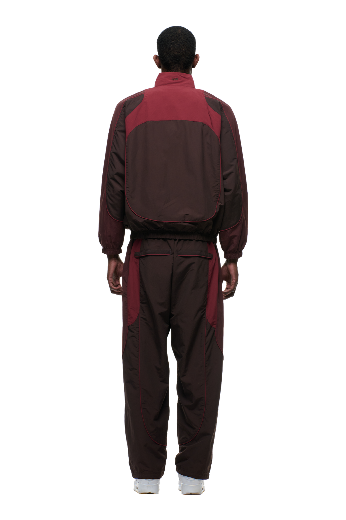 EVERYDAY TRACK JACKET DARK BURGUNDY