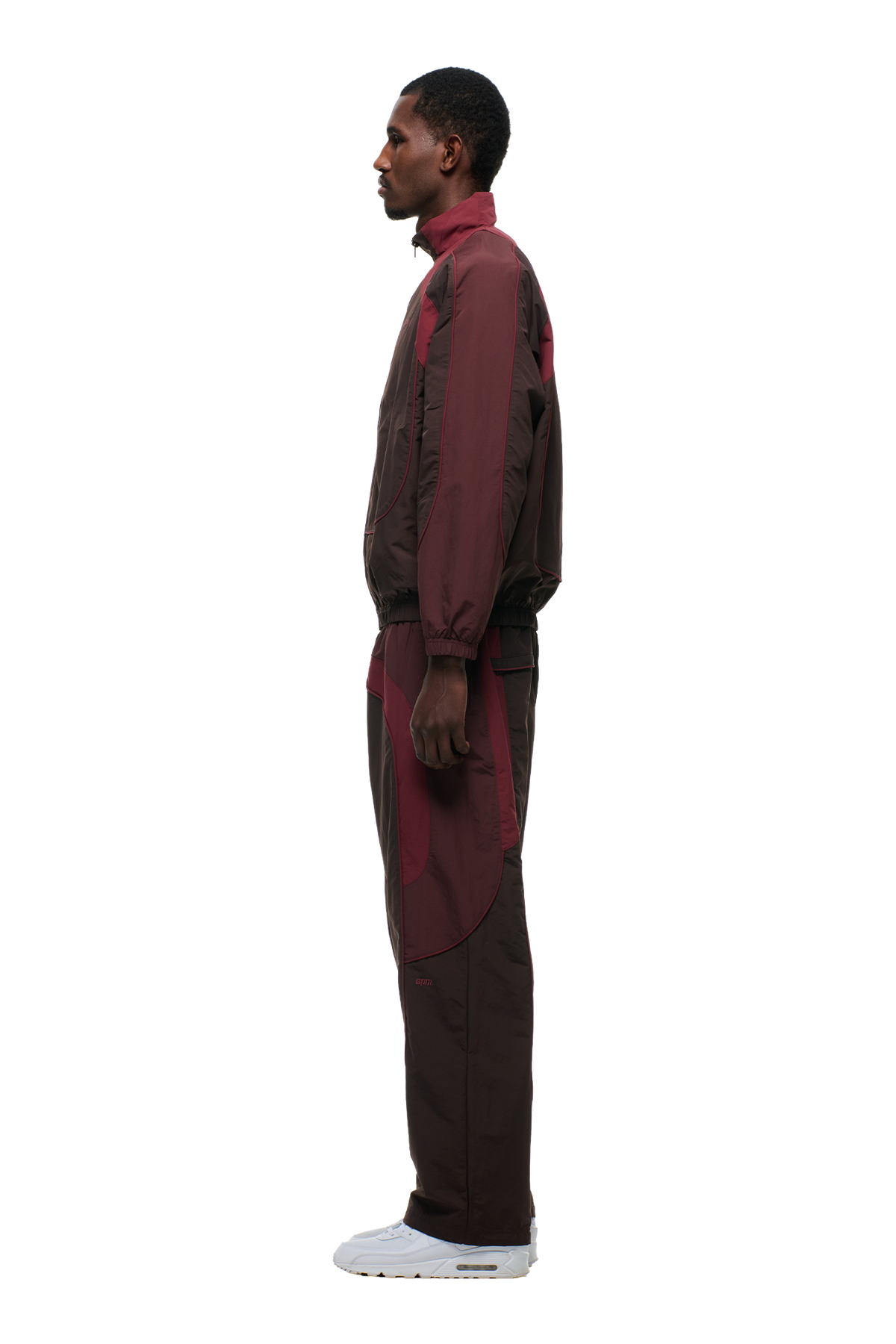 EVERYDAY TRACK JACKET DARK BURGUNDY
