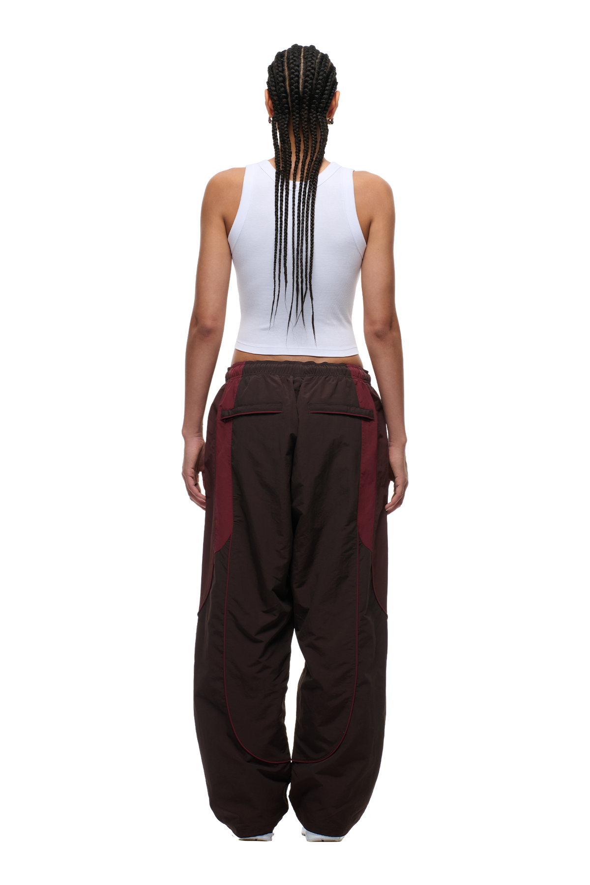 EVERYDAY TRACK PANTS DARK BURGUNDY