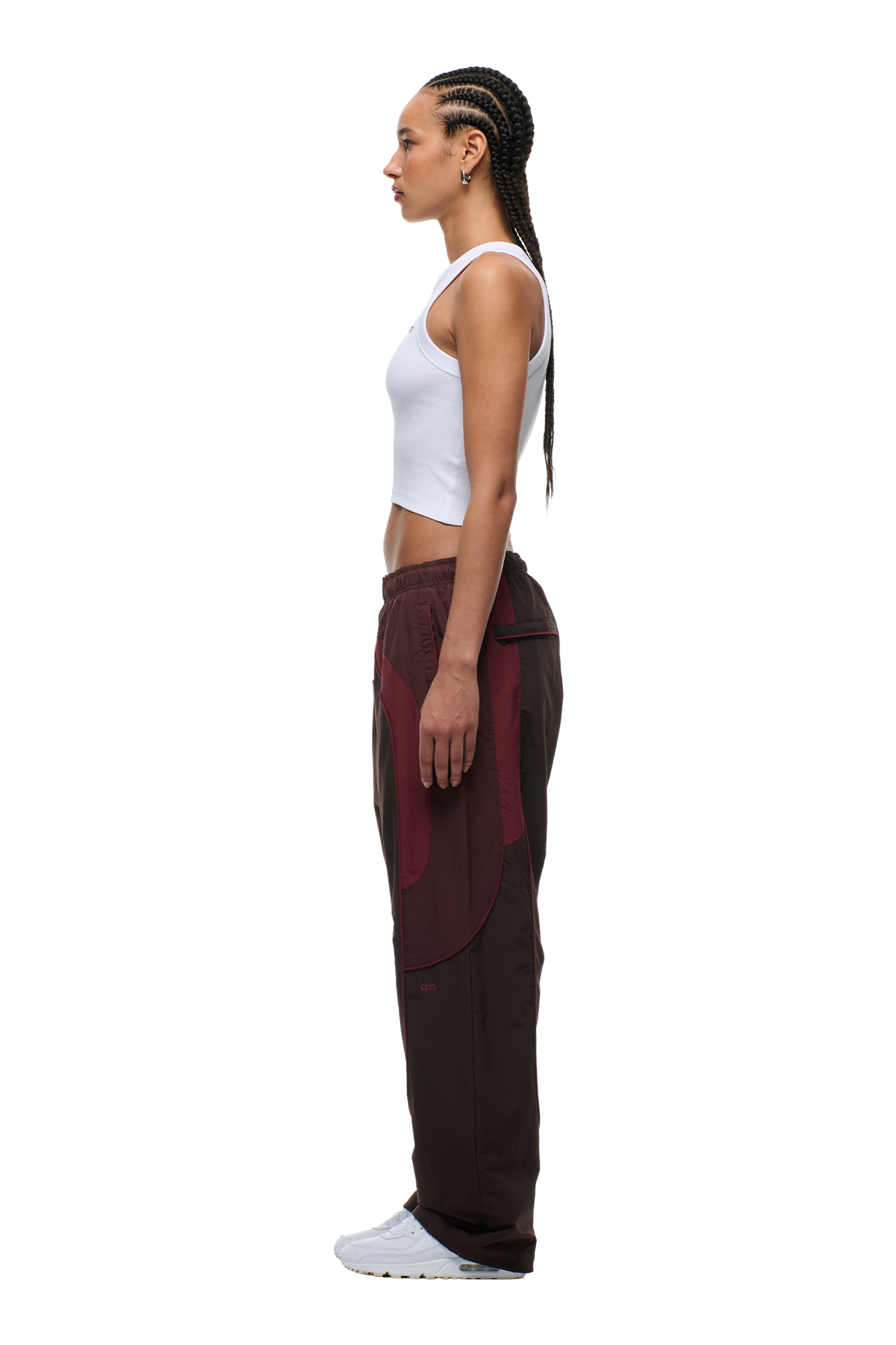 EVERYDAY TRACK PANTS DARK BURGUNDY