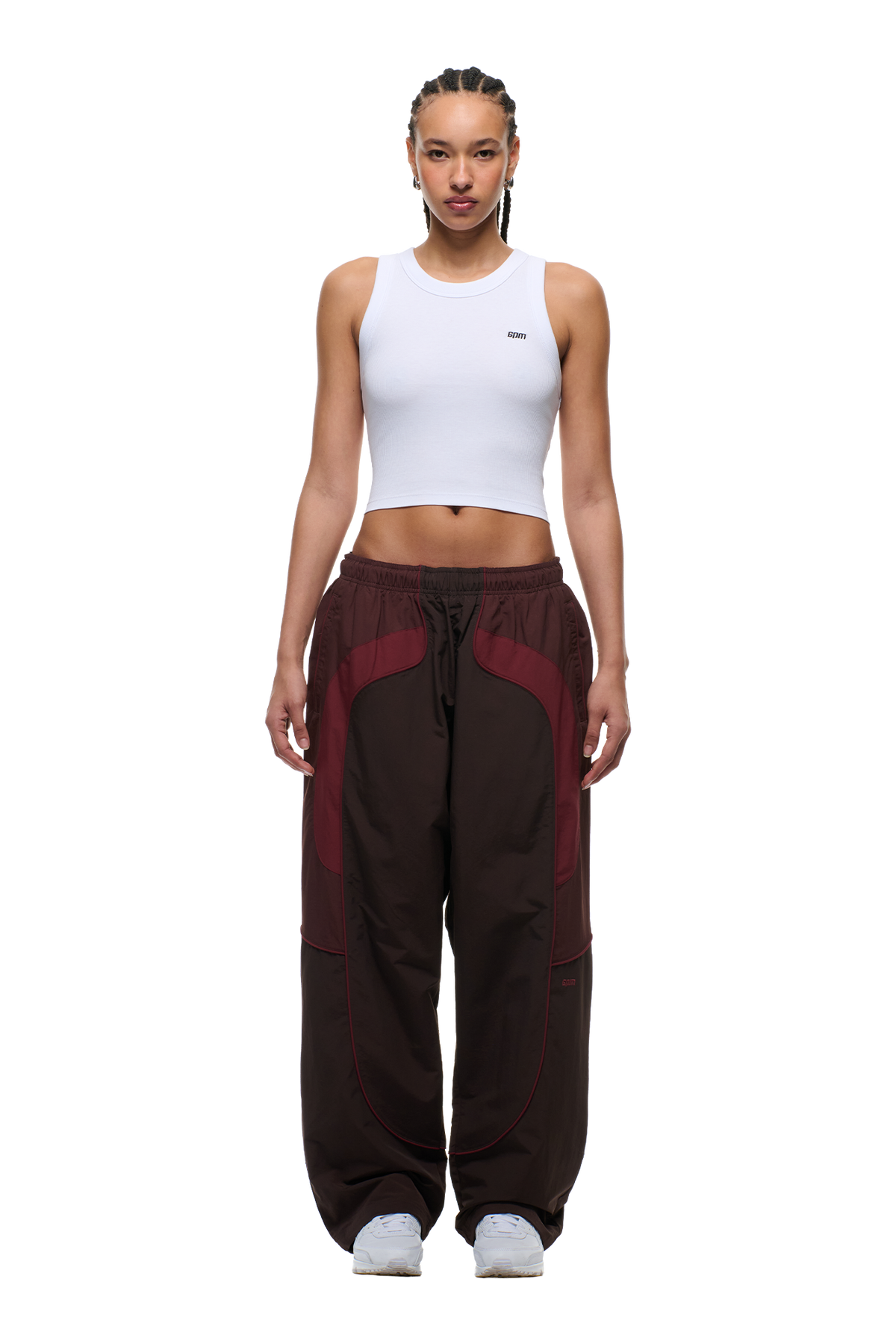 EVERYDAY TRACK PANTS DARK BURGUNDY