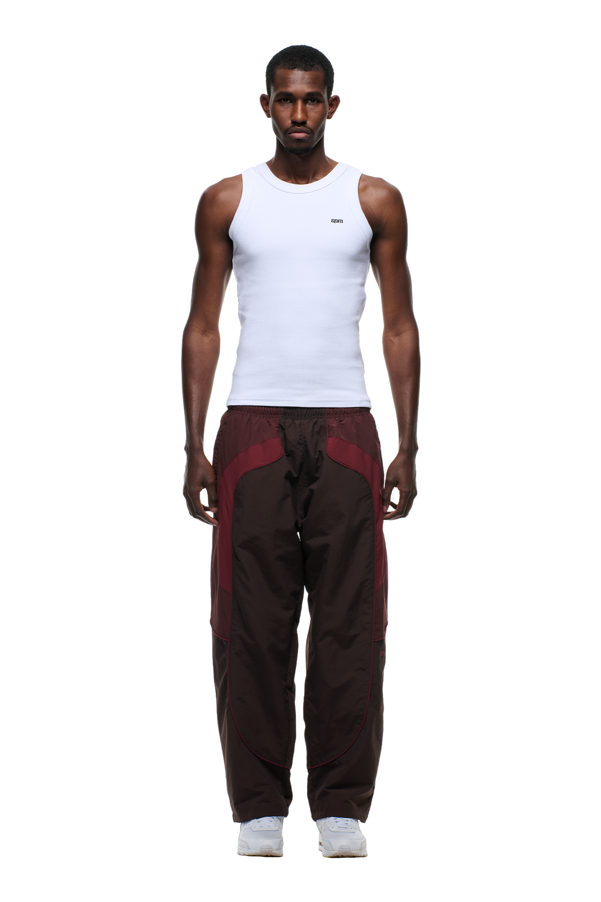 EVERYDAY TRACK PANTS DARK BURGUNDY