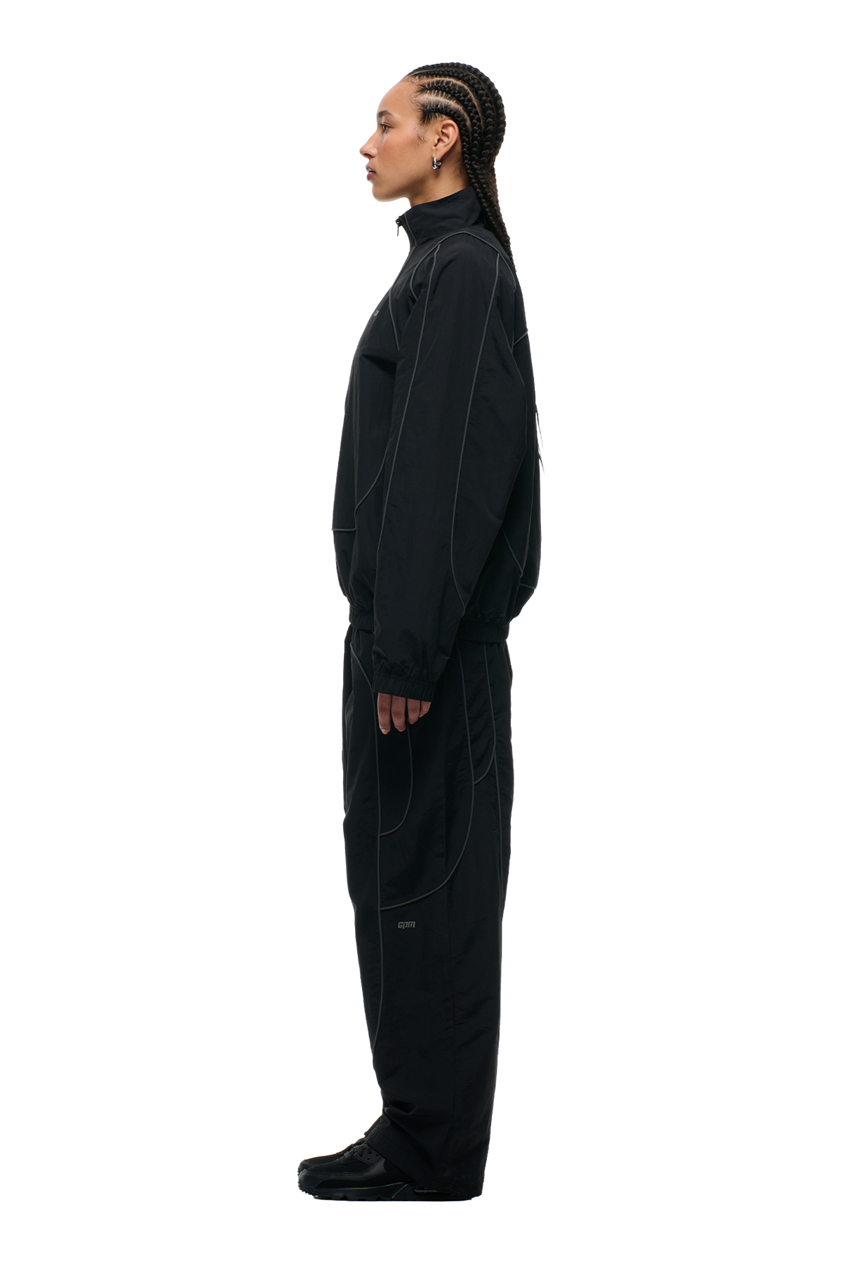 SOLID EVERYDAY TRACK JACKET BLACK