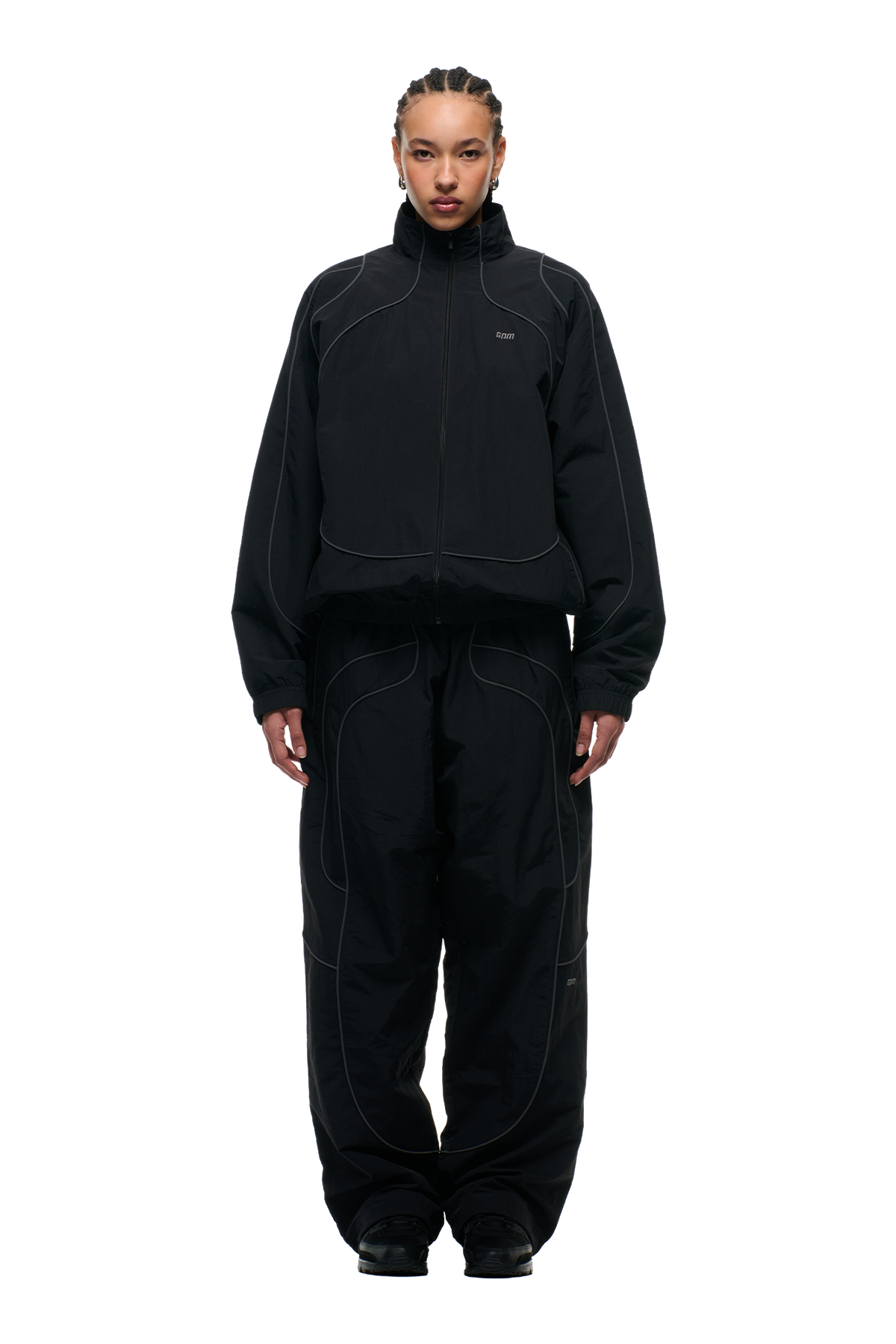 SOLID EVERYDAY TRACK JACKET BLACK
