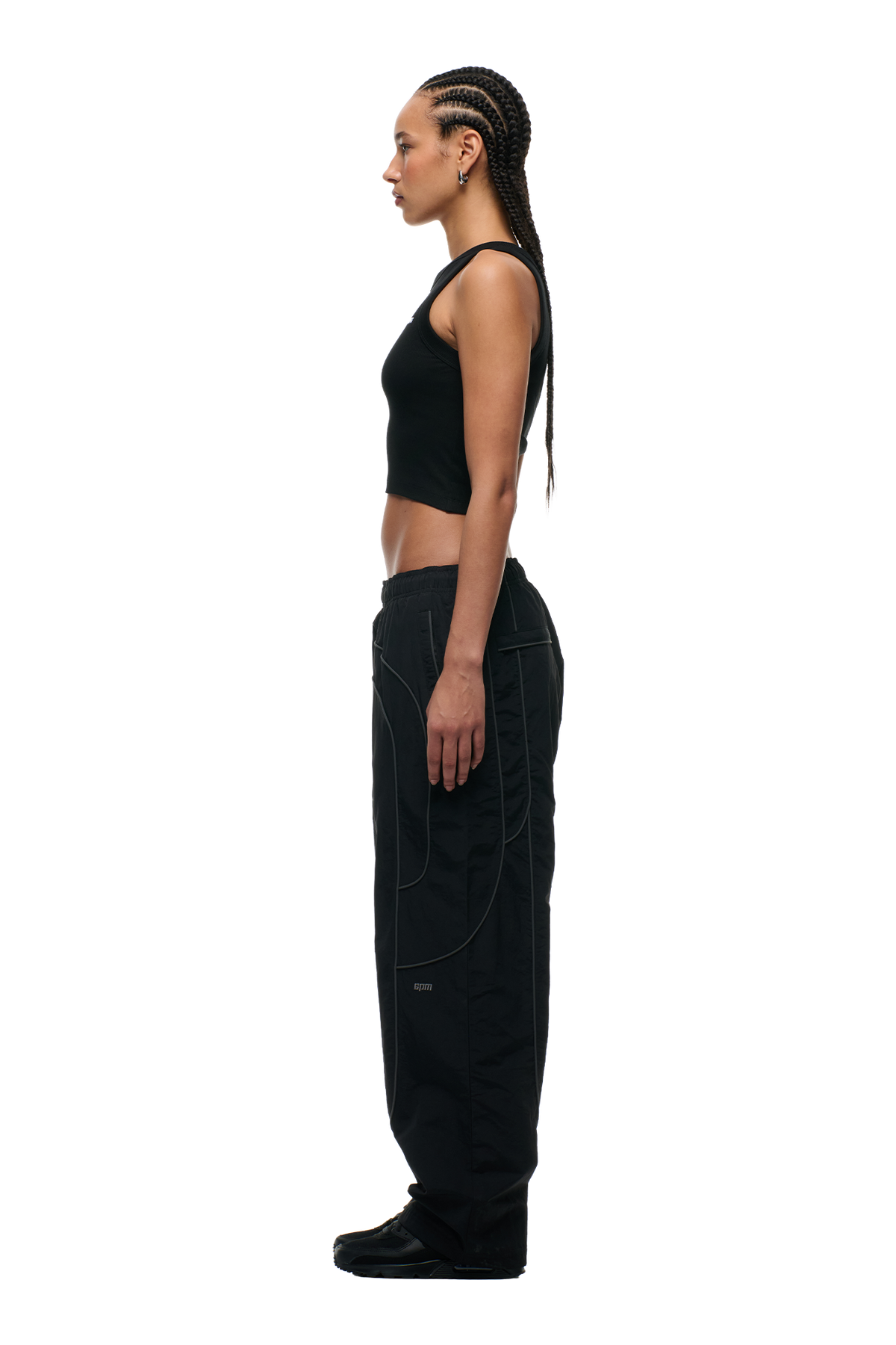 SOLID EVERYDAY TRACK PANTS BLACK