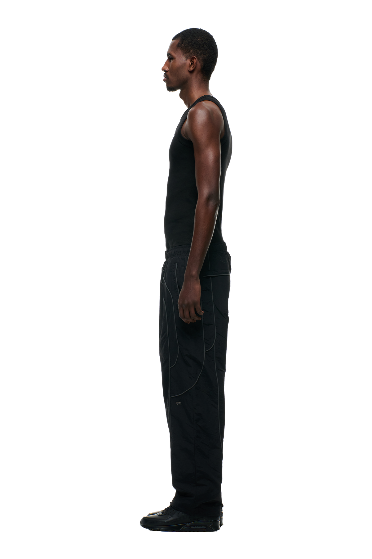 SOLID EVERYDAY TRACK PANTS BLACK
