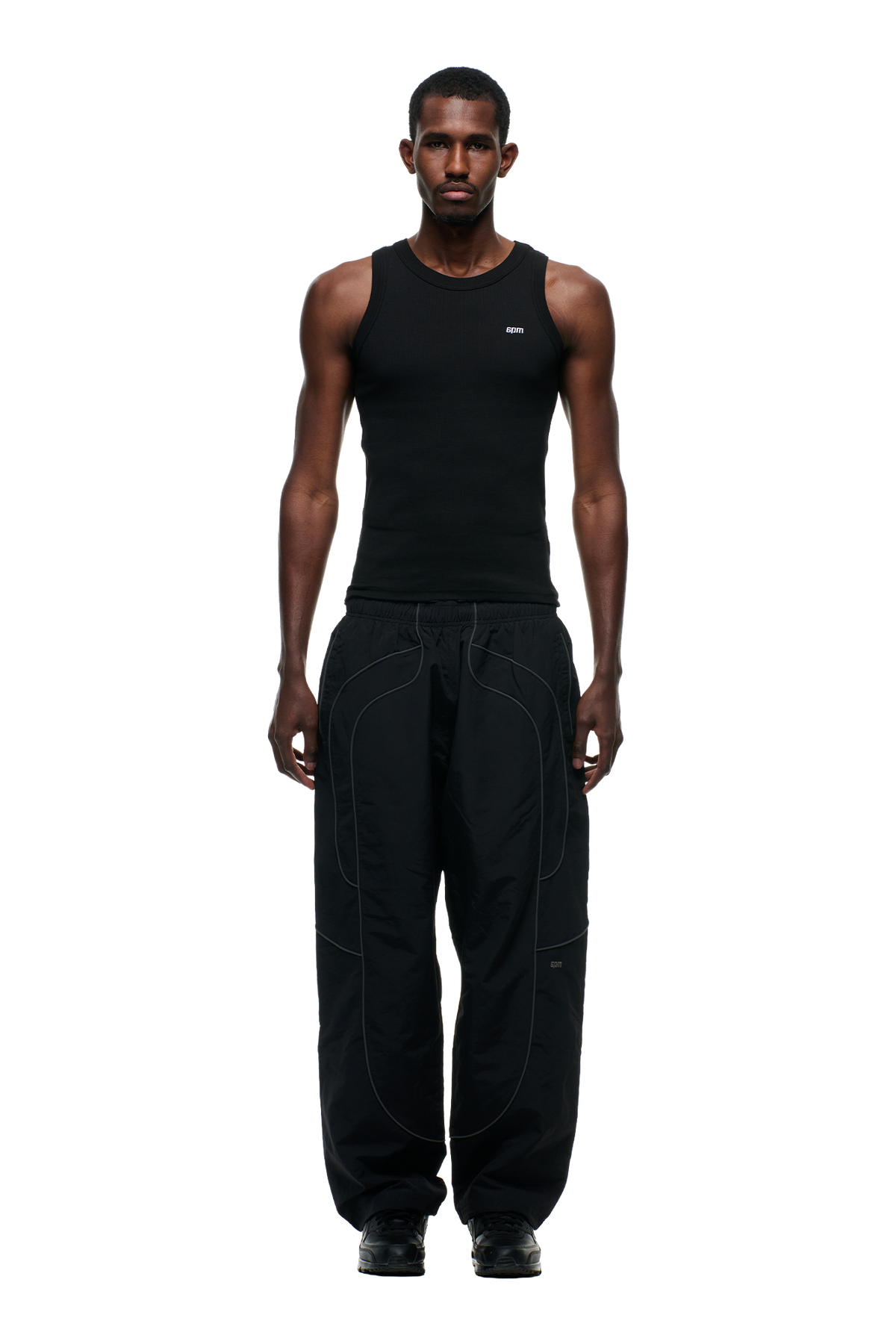 SOLID EVERYDAY TRACK PANTS BLACK