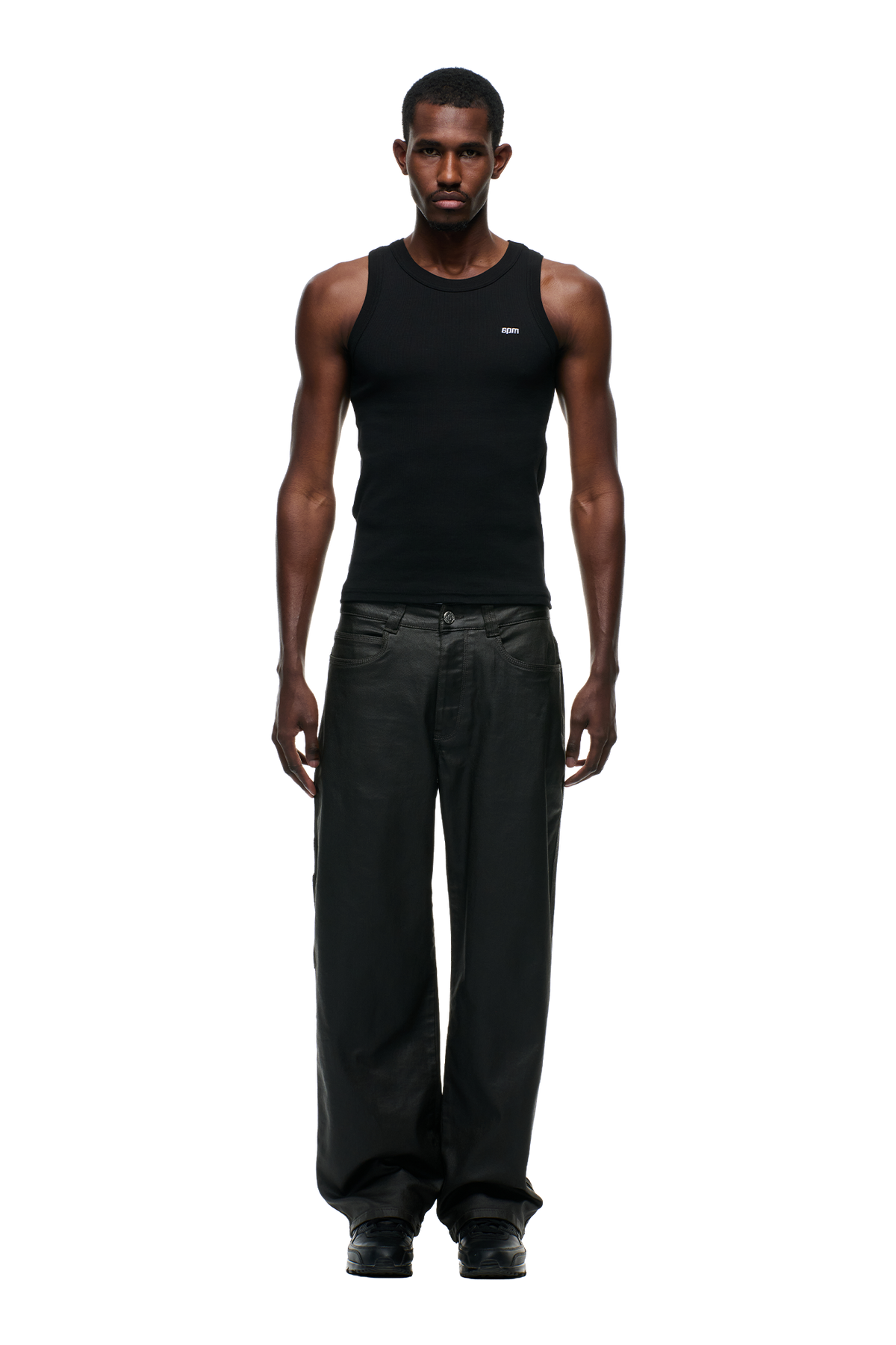 COATED CARPENTER DENIM ROASTED SEAWEED
