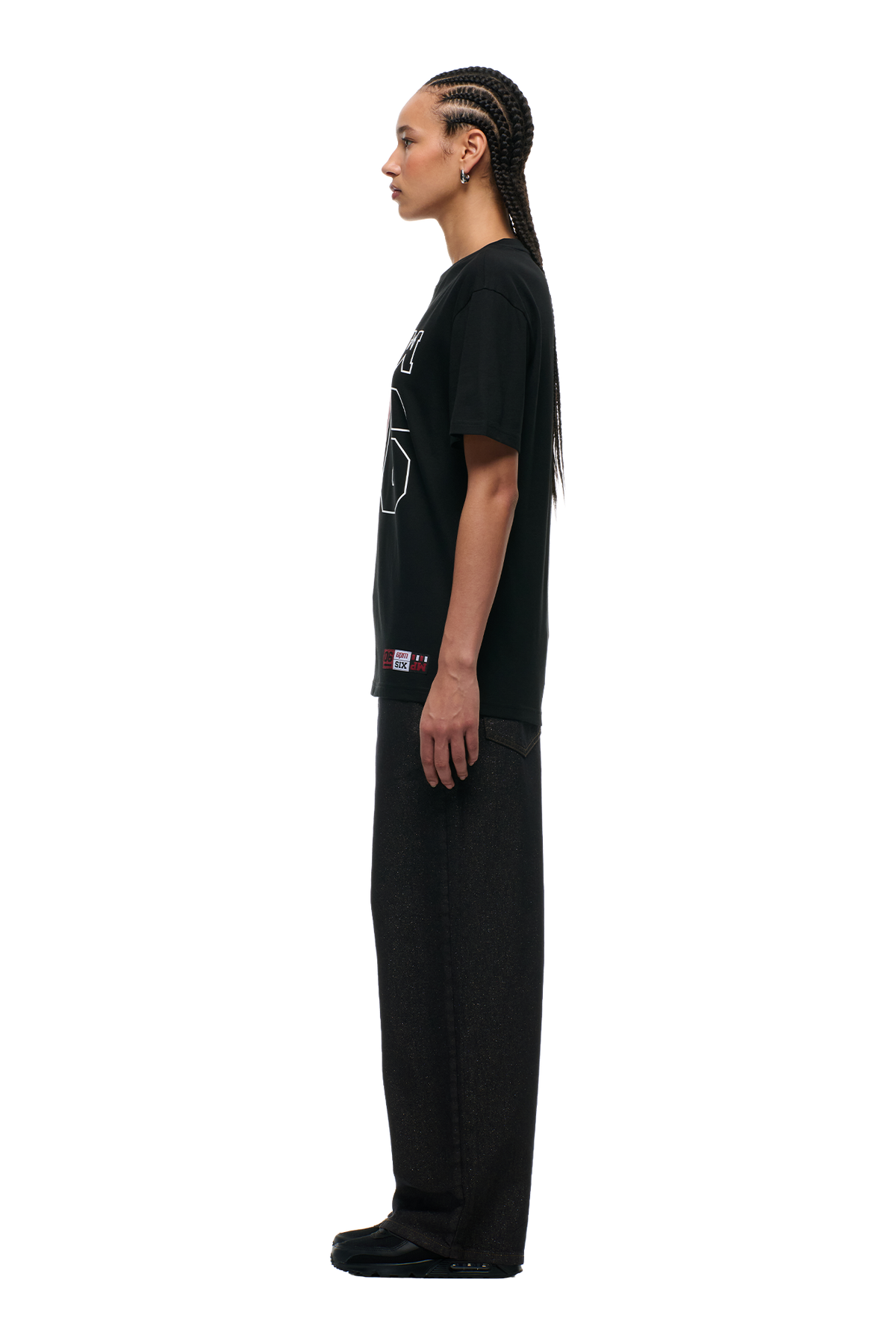 DOWN UNDER COLLEGE T-SHIRT BLACK