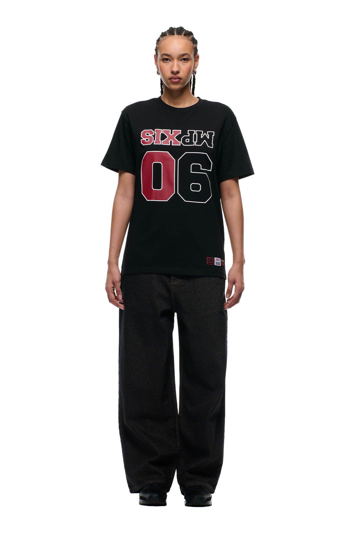 DOWN UNDER COLLEGE T-SHIRT BLACK