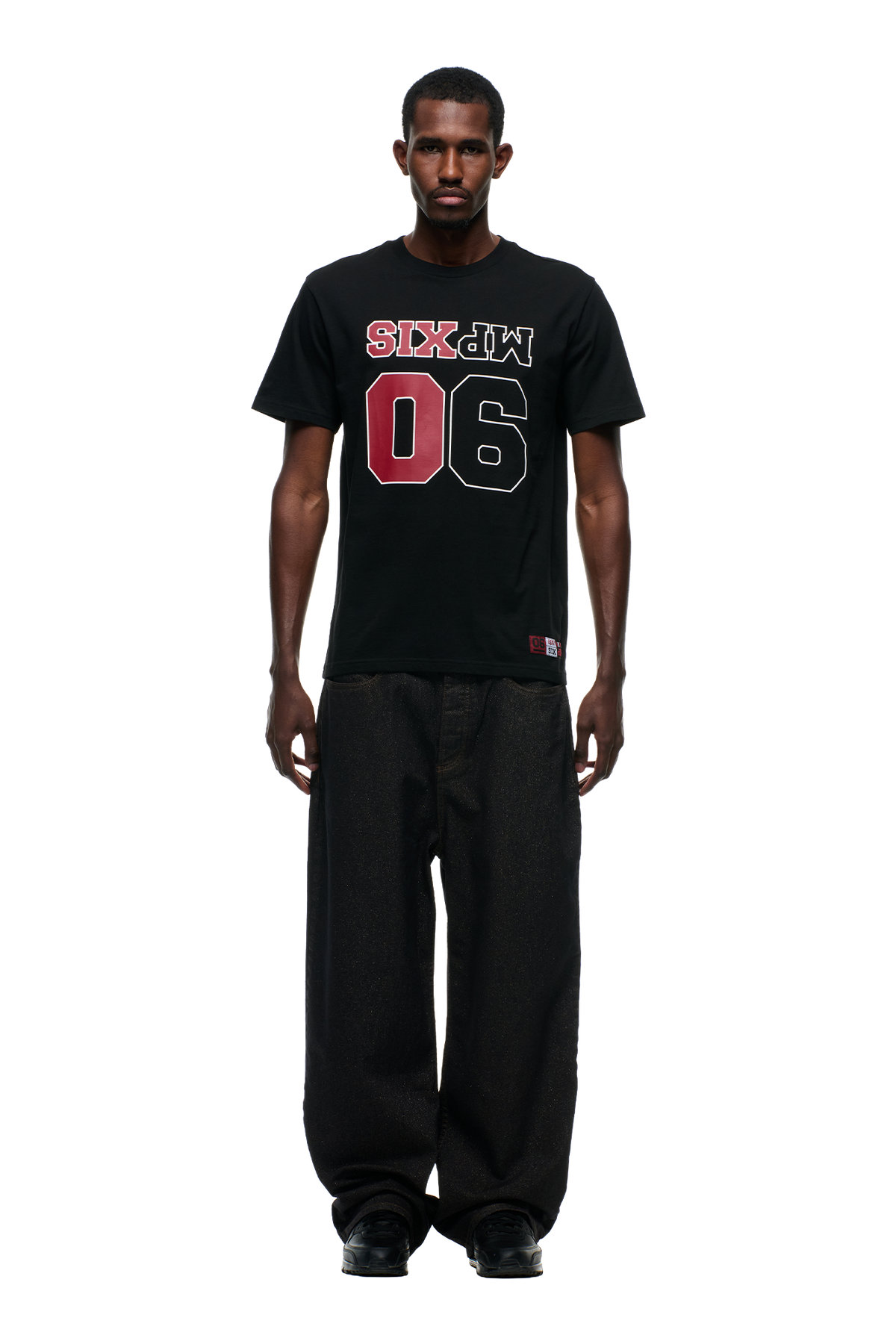 DOWN UNDER COLLEGE T-SHIRT BLACK