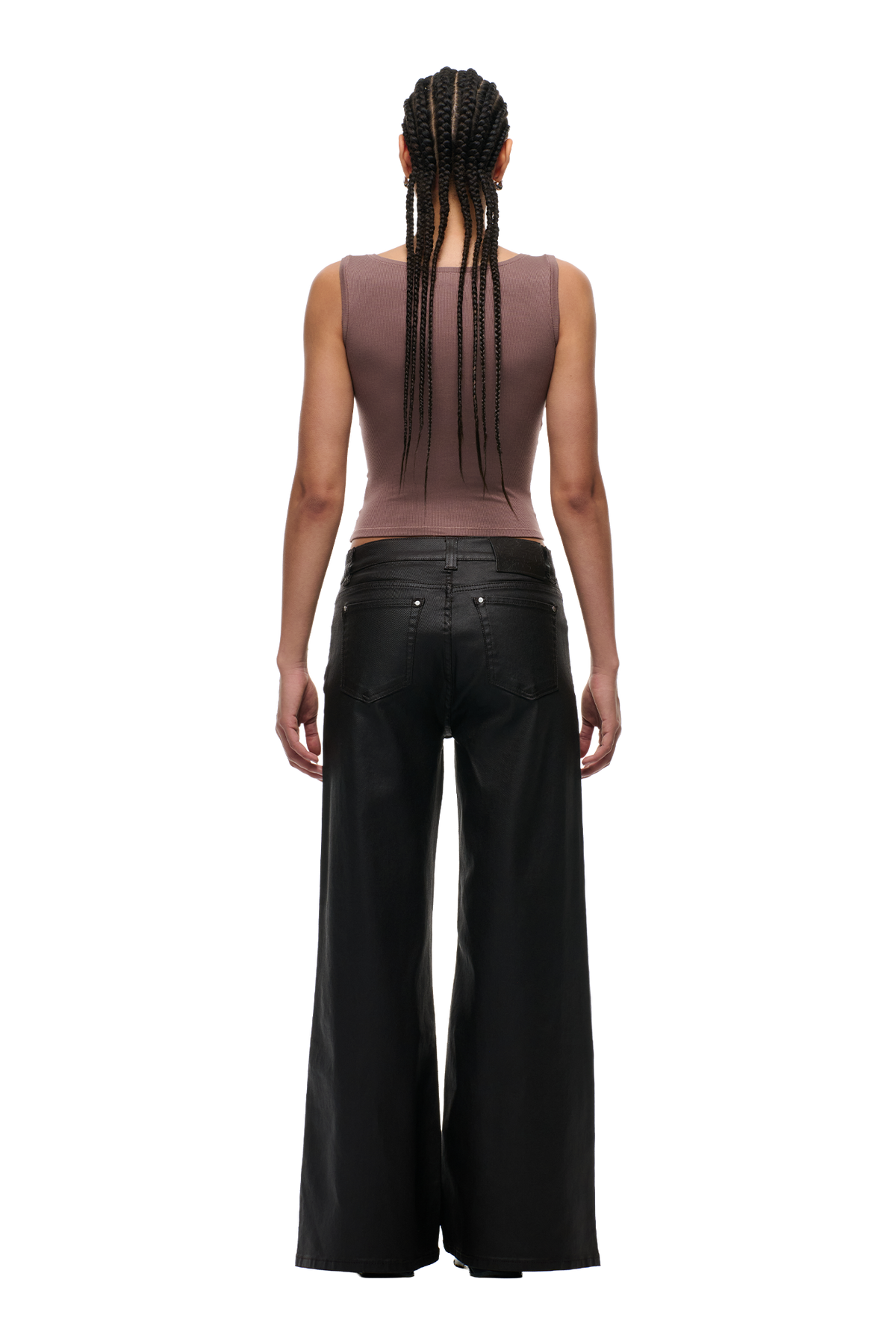 WMNS WIDE DENIM HASH BROWNIE