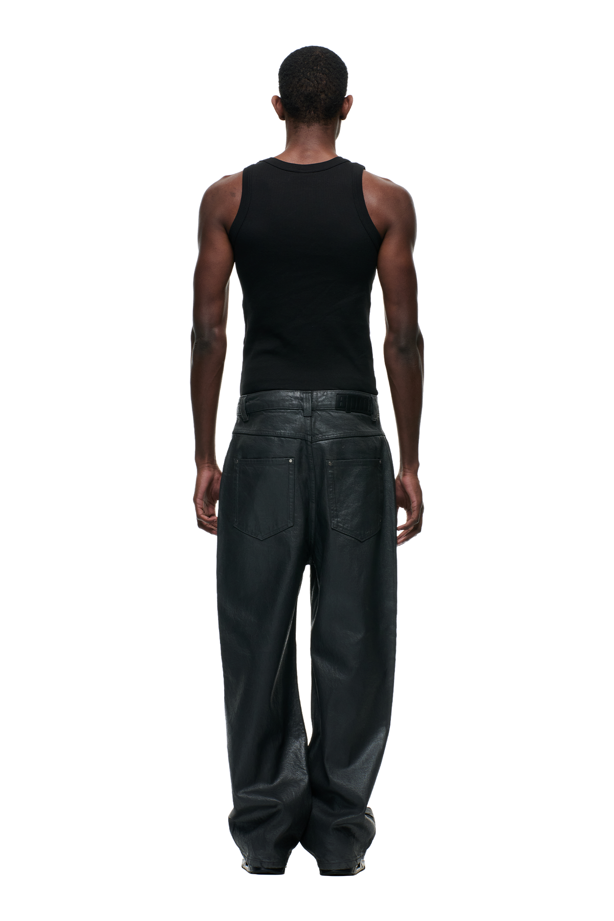 X-TRA WIDE COATED DENIM DARK CHROME