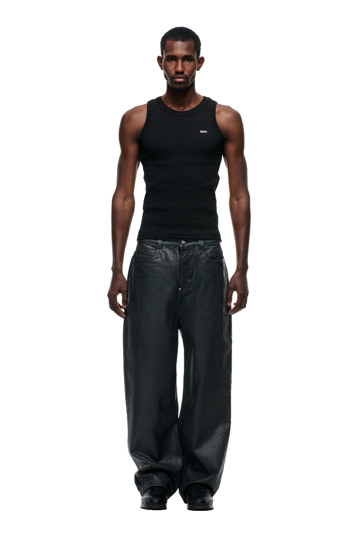 X-TRA WIDE COATED DENIM DARK CHROME