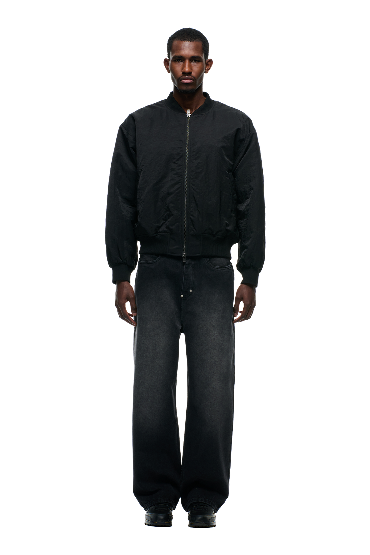 MA-6 NYLON BOMBER BLACK