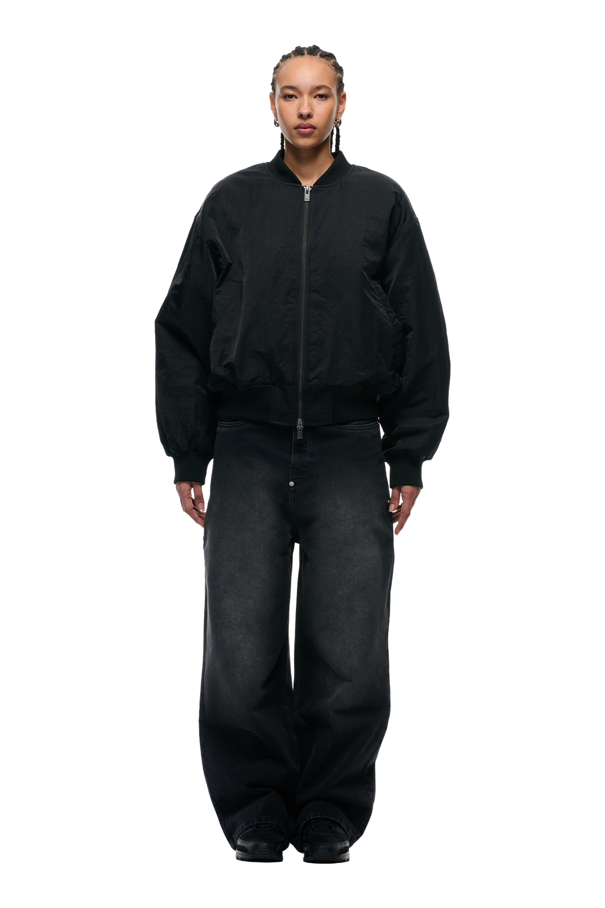 MA-6 NYLON BOMBER BLACK