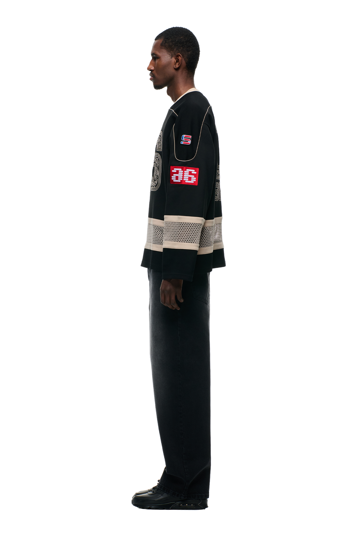 ORNAMENT HOCKEY JERSEY BLACK