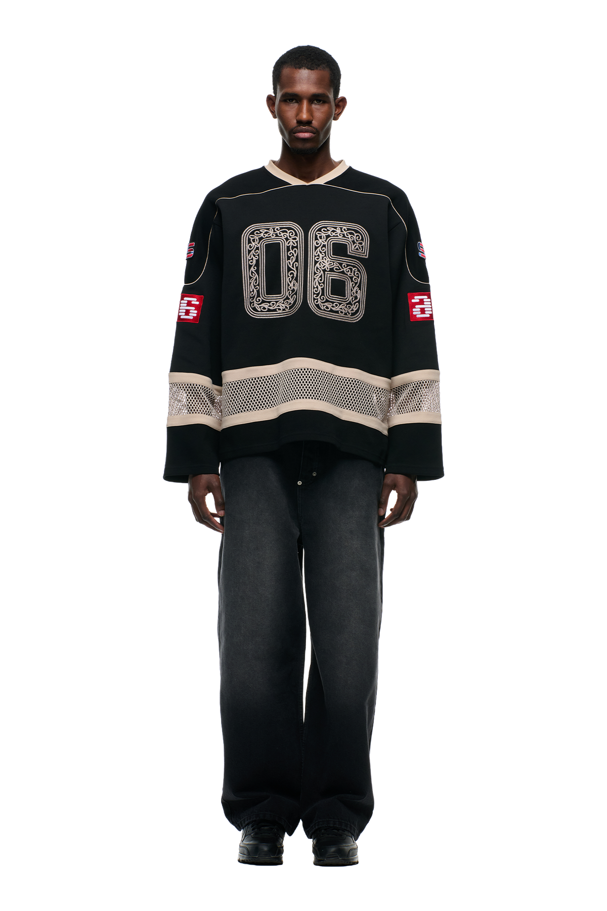 ORNAMENT HOCKEY JERSEY BLACK