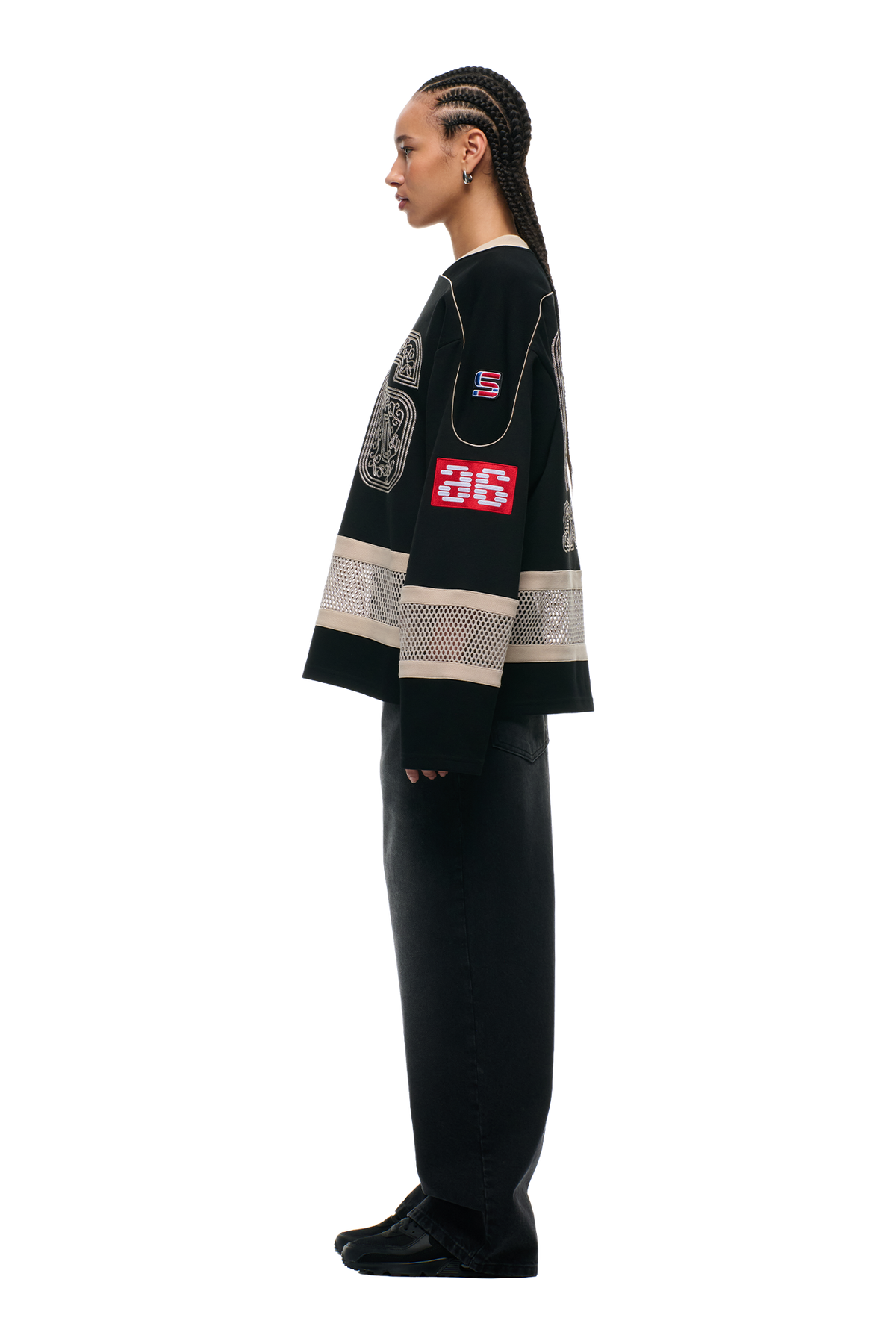 ORNAMENT HOCKEY JERSEY BLACK