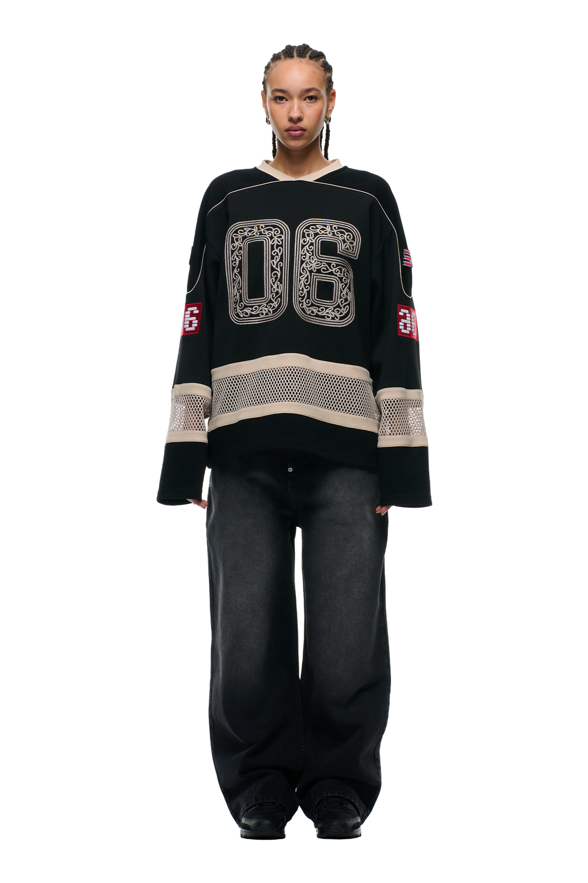 ORNAMENT HOCKEY JERSEY BLACK