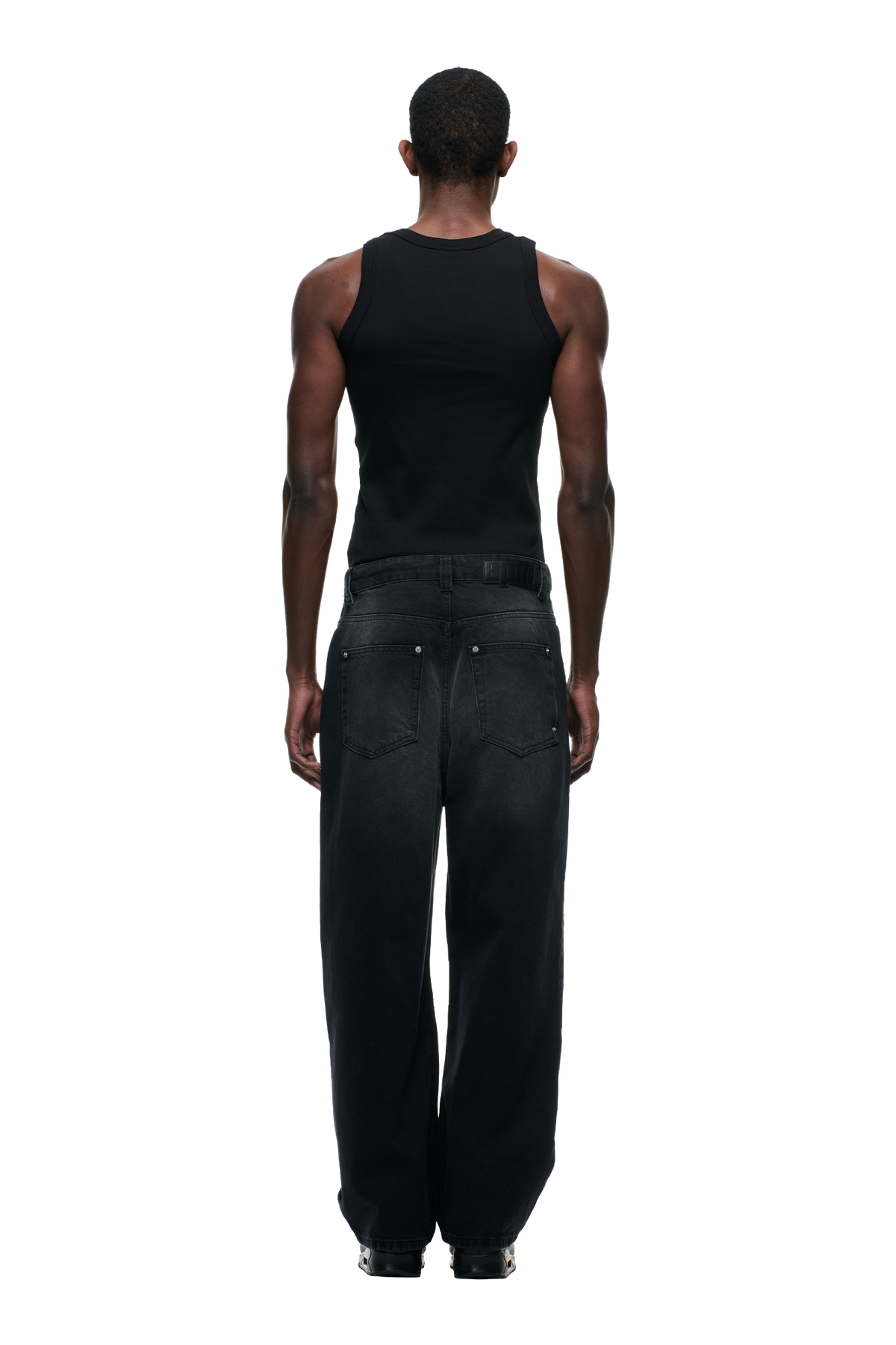 6PM+ X-TRA WIDE DENIM BLACK WASH