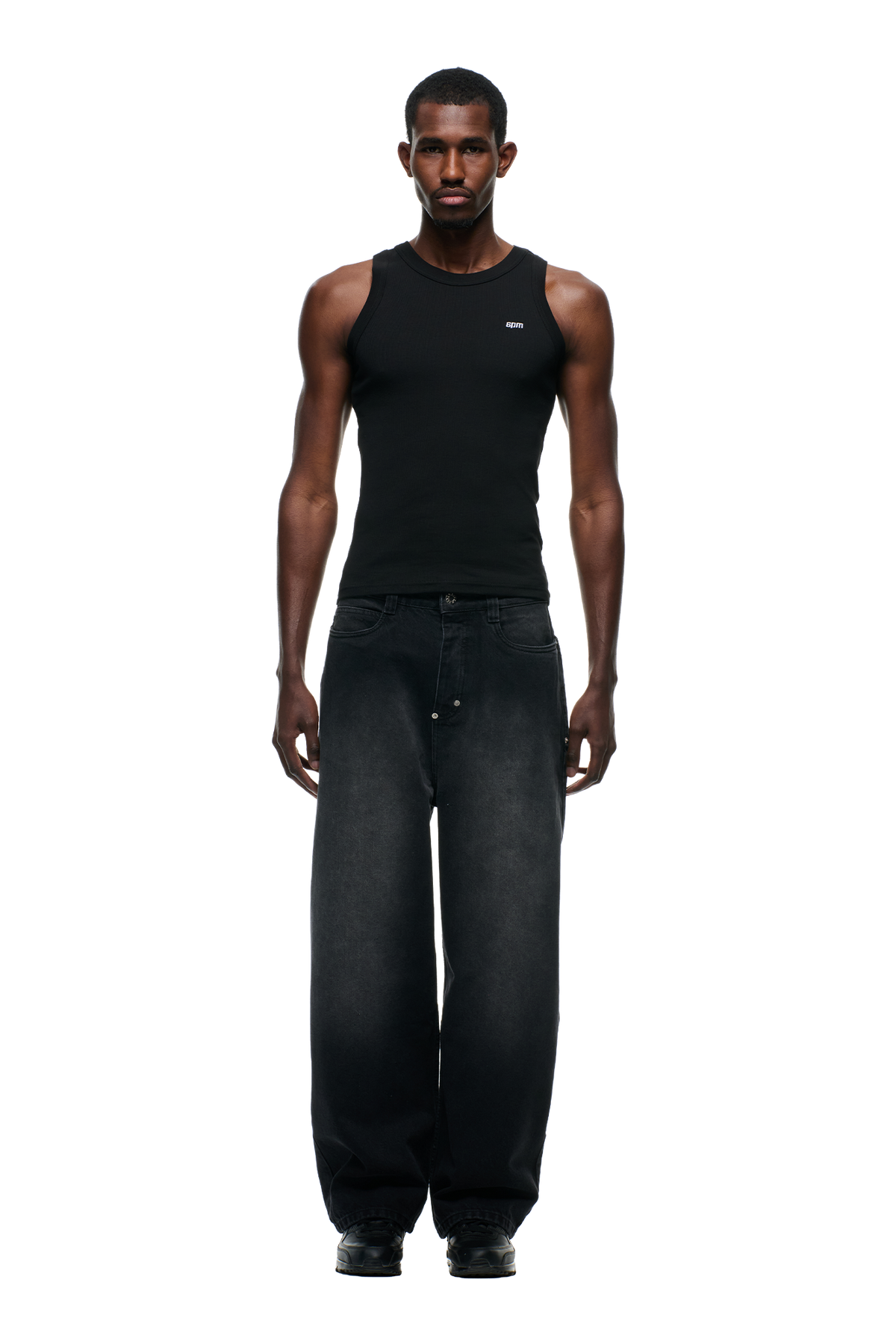 6PM+ X-TRA WIDE DENIM BLACK WASH