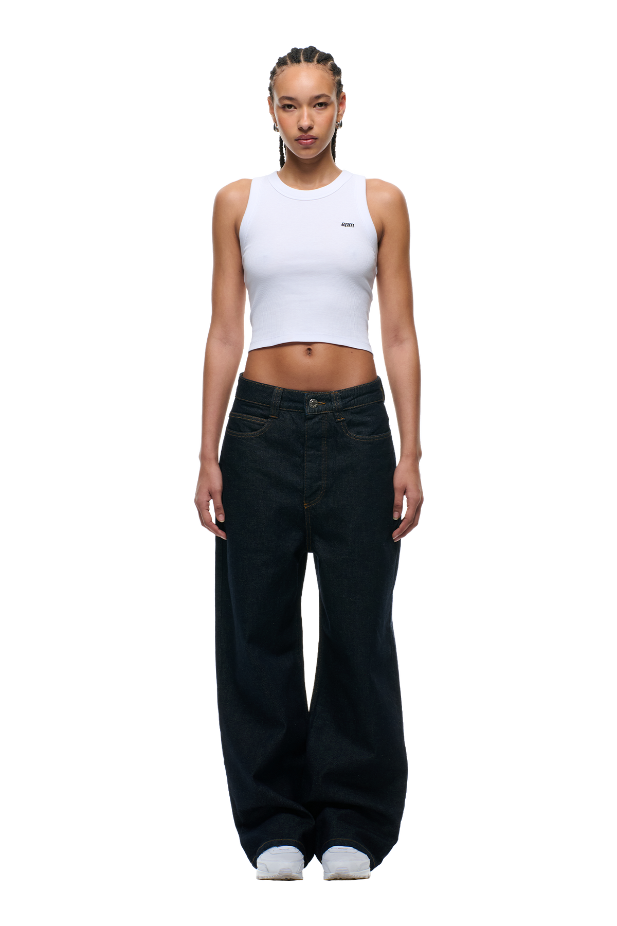 6PM+ X-TRA WIDE DENIM RAW DARK BLUE