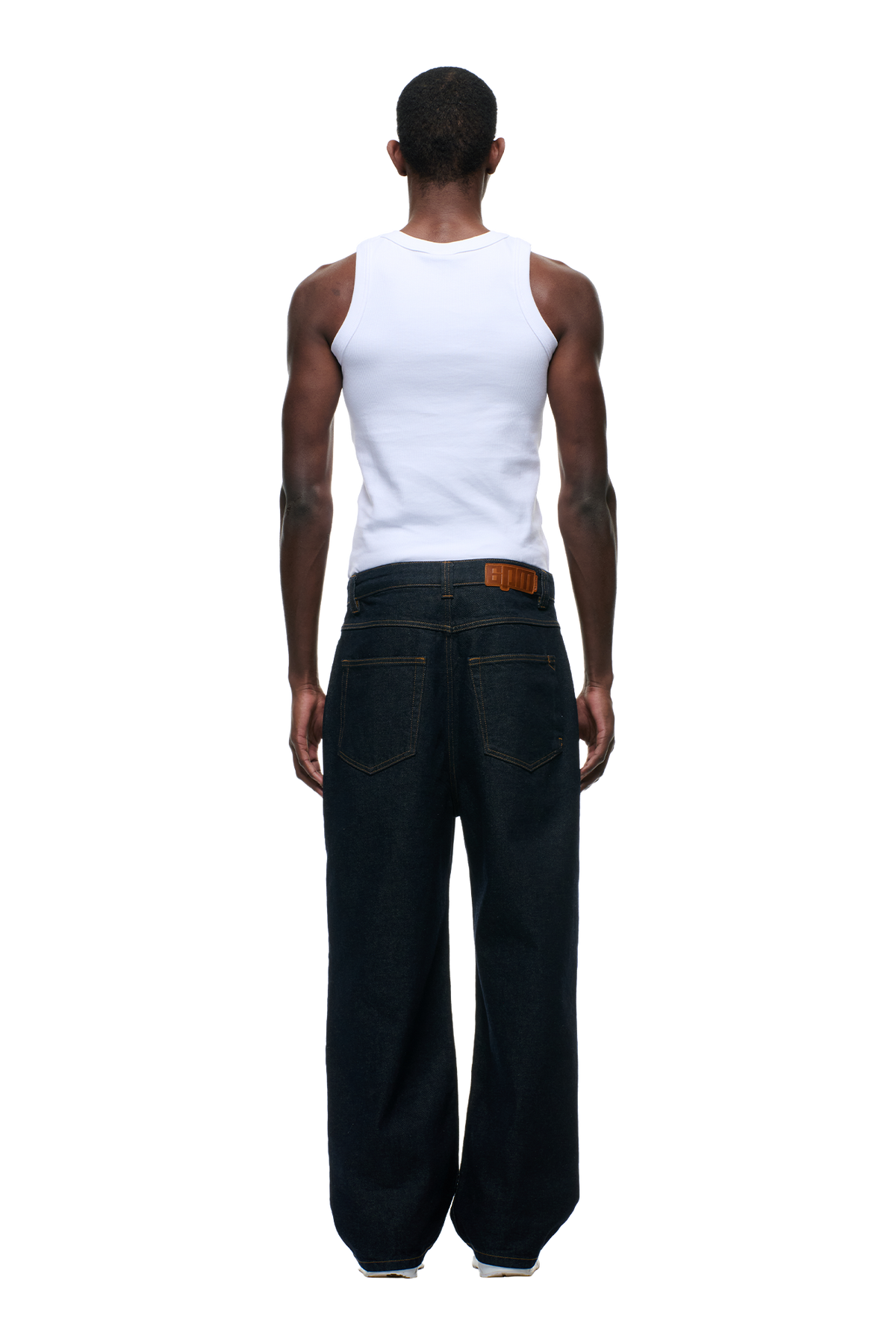 6PM+ X-TRA WIDE DENIM RAW DARK BLUE